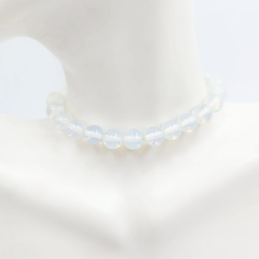 Opalite Bead Bracelet 8mm - Elevated Metaphysical