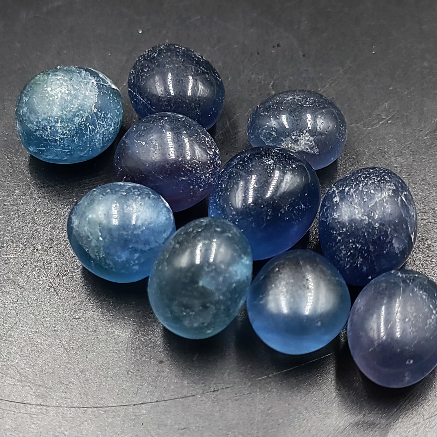 Blue Fluorite Tumbled Stone - Elevated Metaphysical