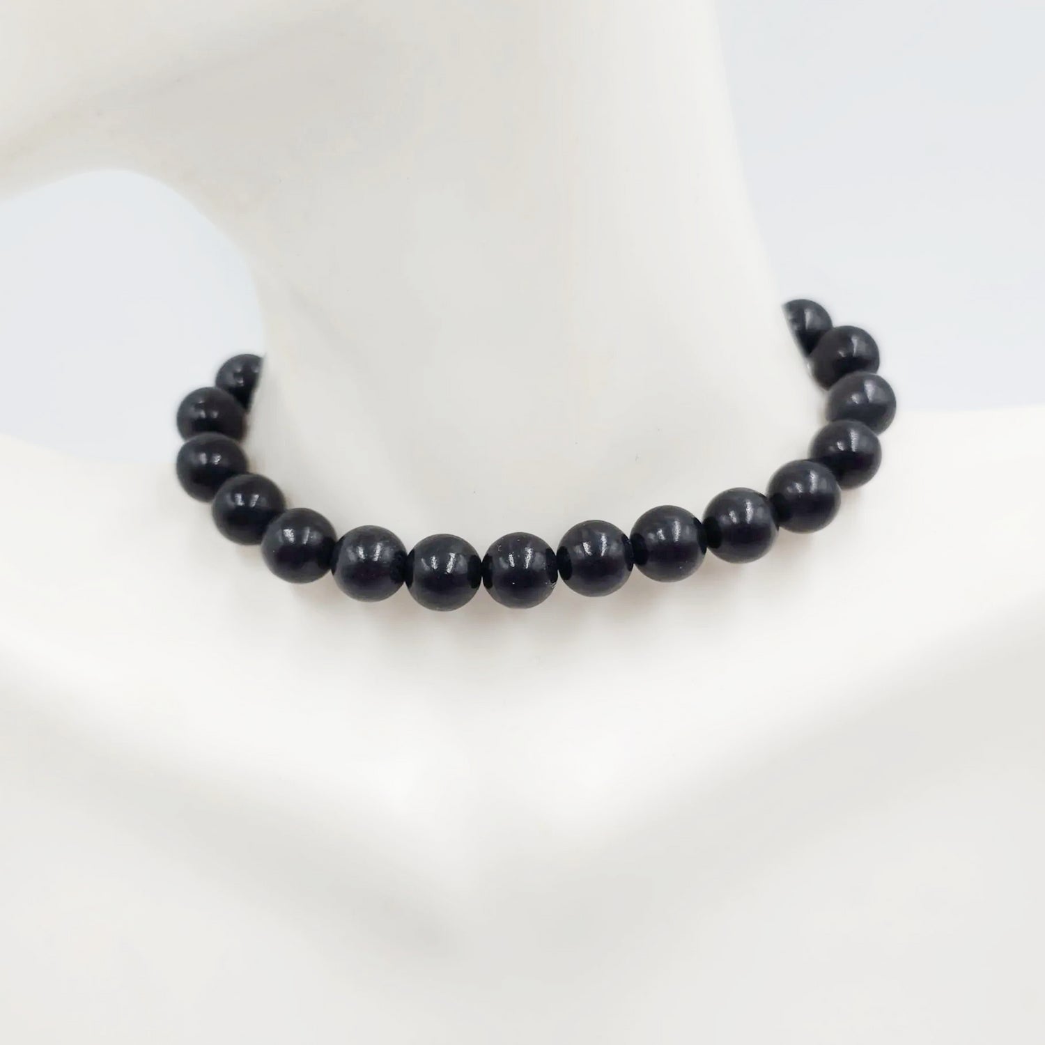 Shungite 8mm Bead Bracelet - Elevated Metaphysical