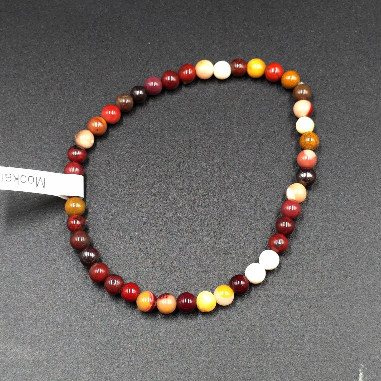 Mookaite Bead Bracelet 4mm