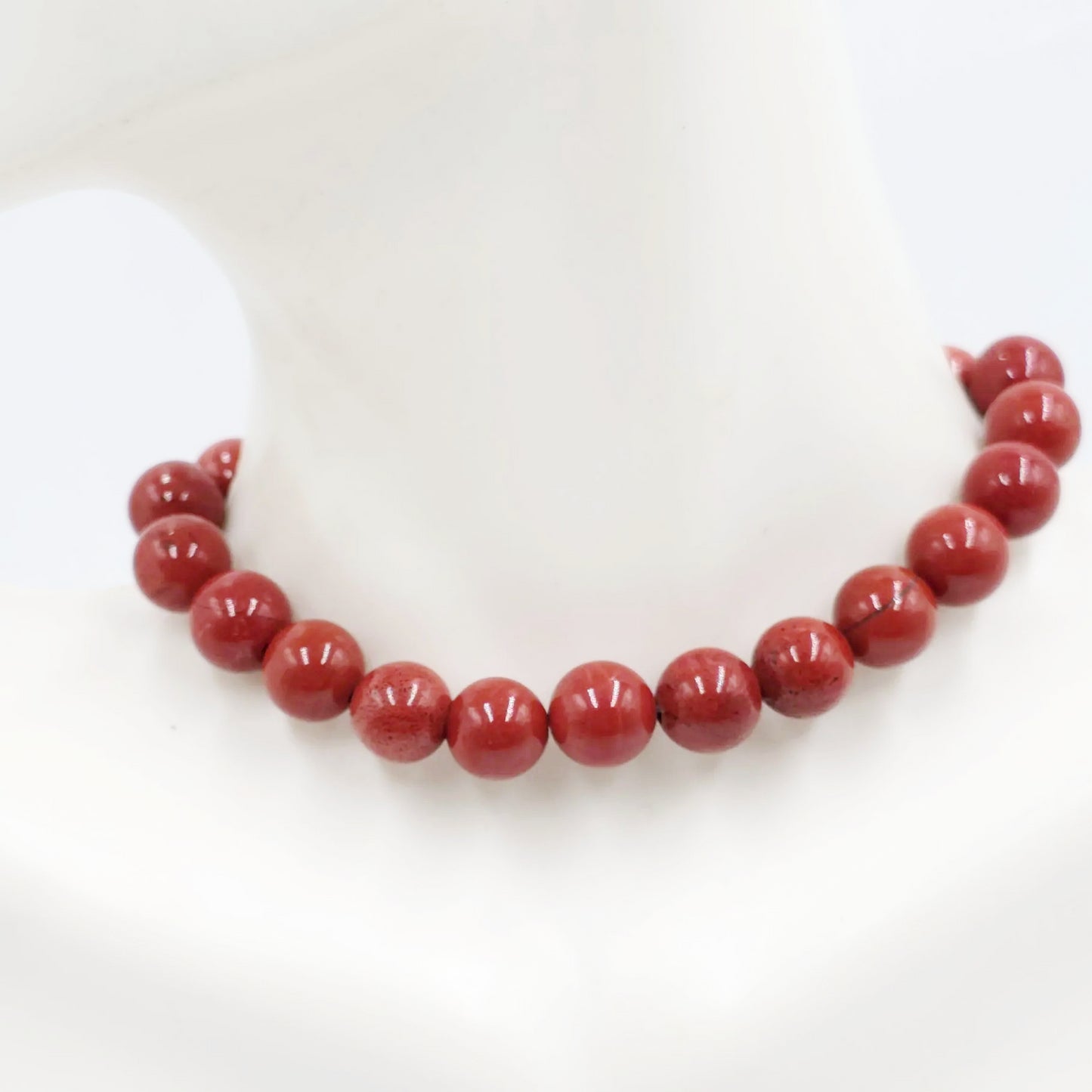 Red Jasper Bead Bracelet 8mm - Elevated Metaphysical