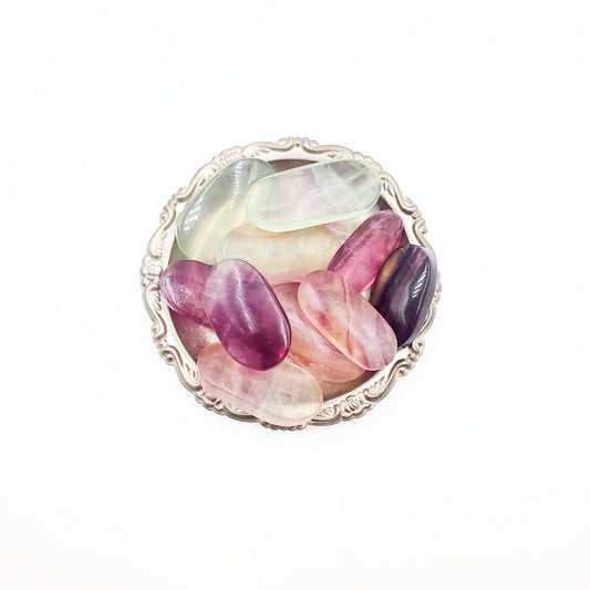 Rainbow Fluorite Palm Stone