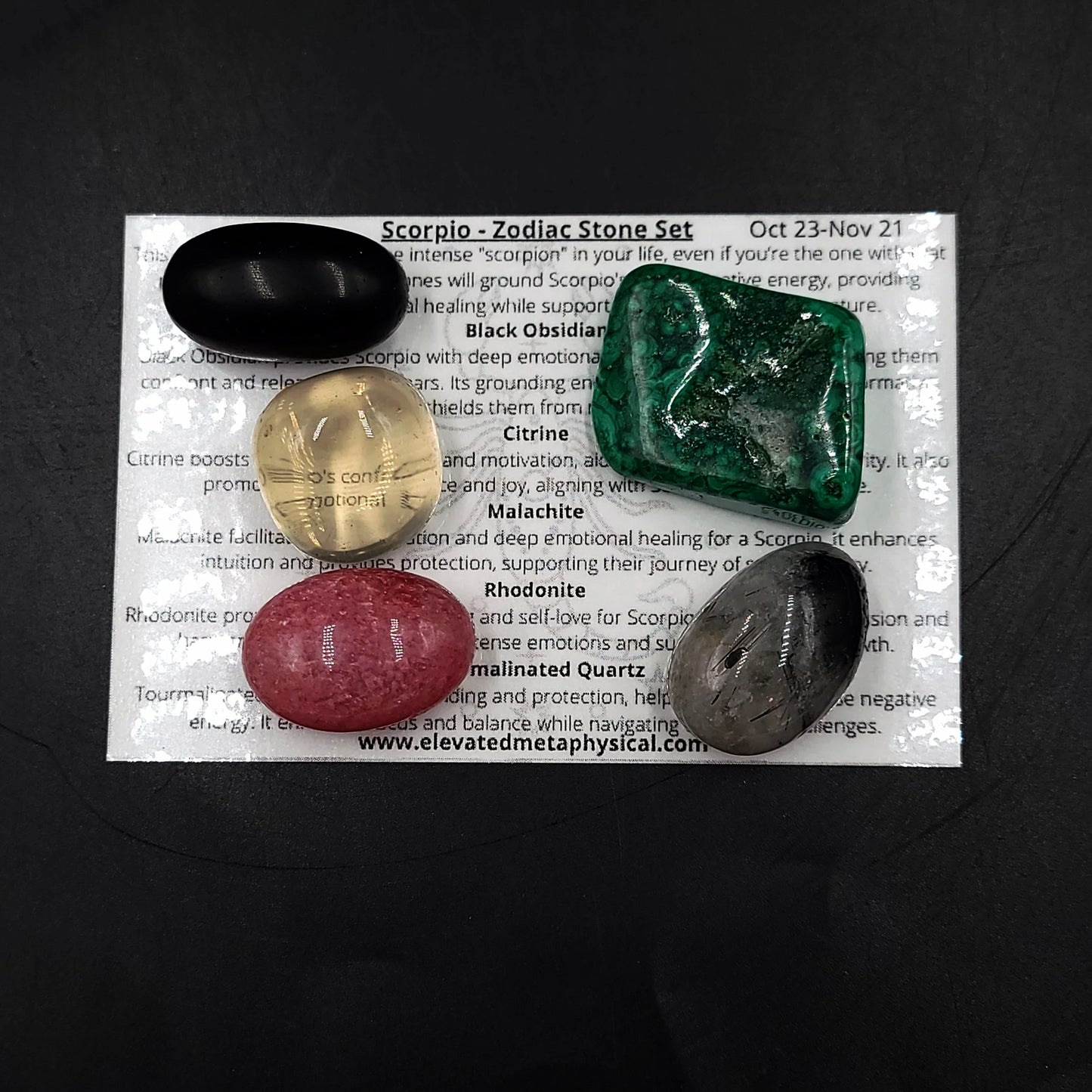 Scorpio - Zodiac Stone Set