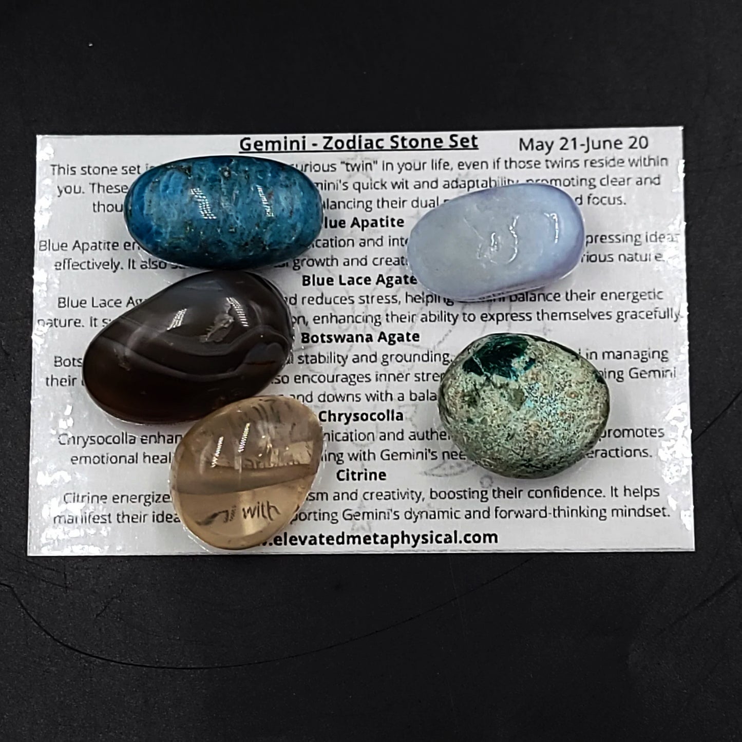 Gemini - Zodiac Stone Set