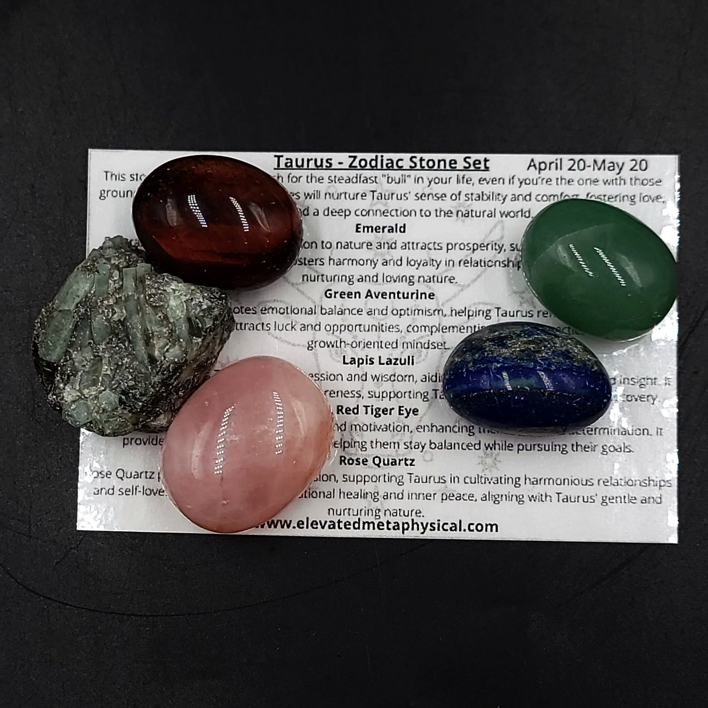 Taurus - Zodiac Stone Set