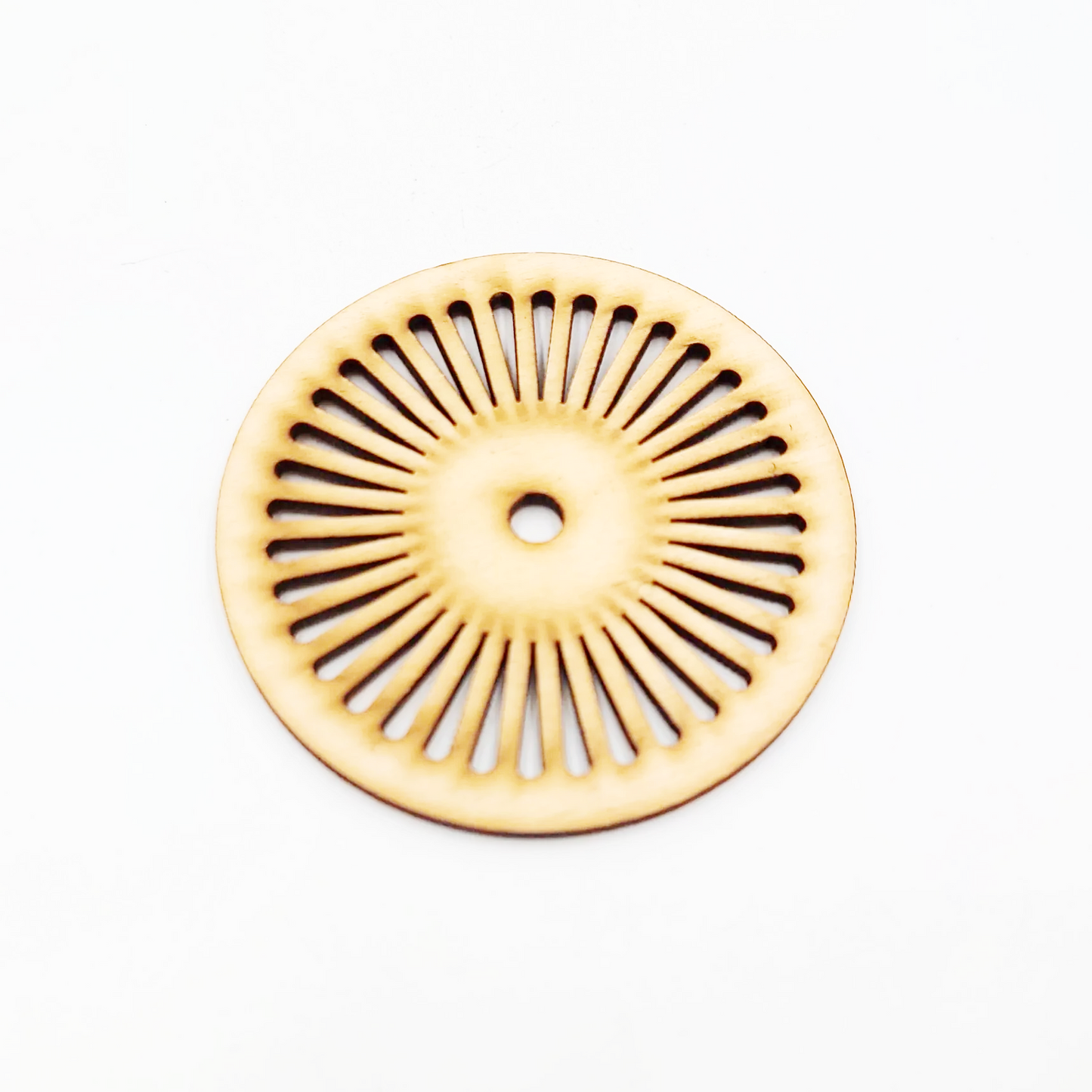 Wood Display Wooden Coaster Plate 3" 75mm