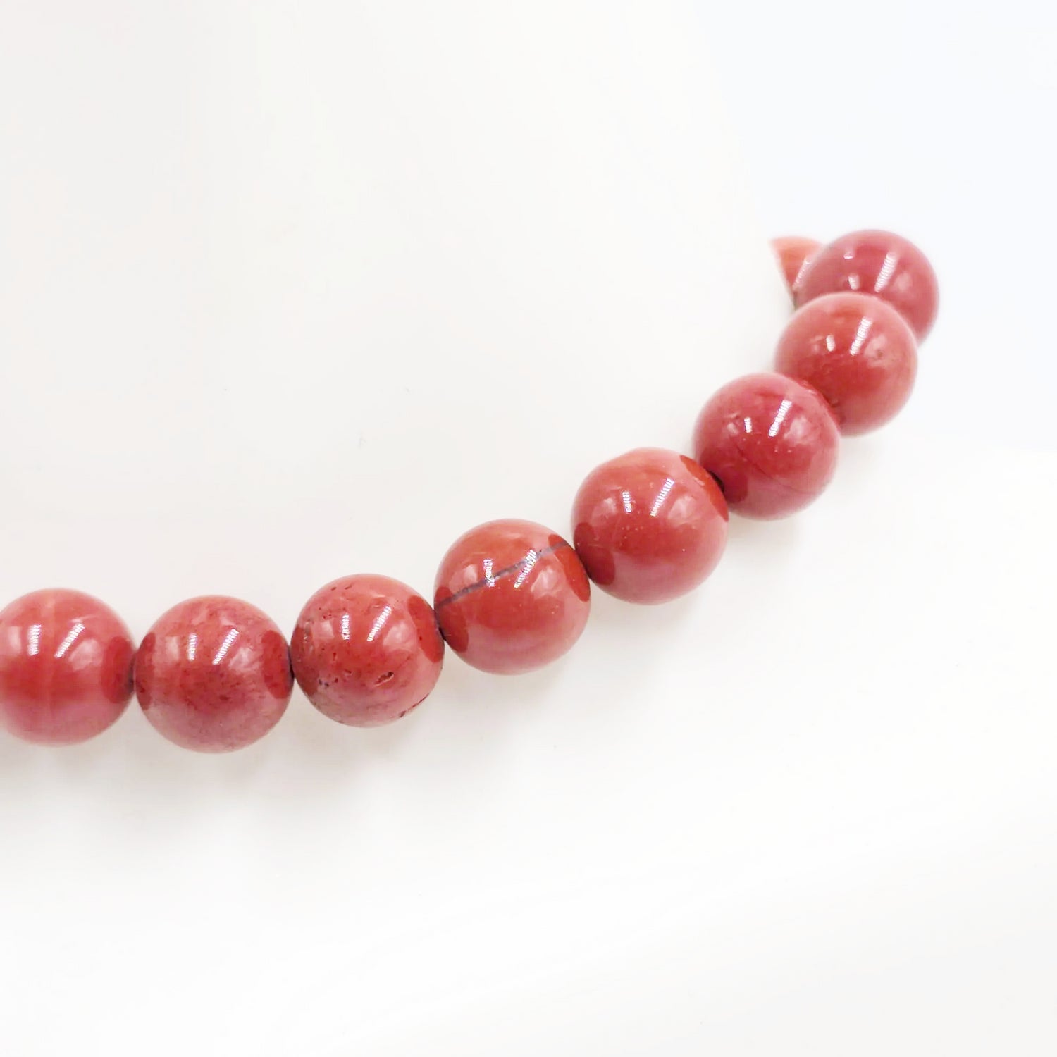 Red Jasper Bead Bracelet 8mm - Elevated Metaphysical