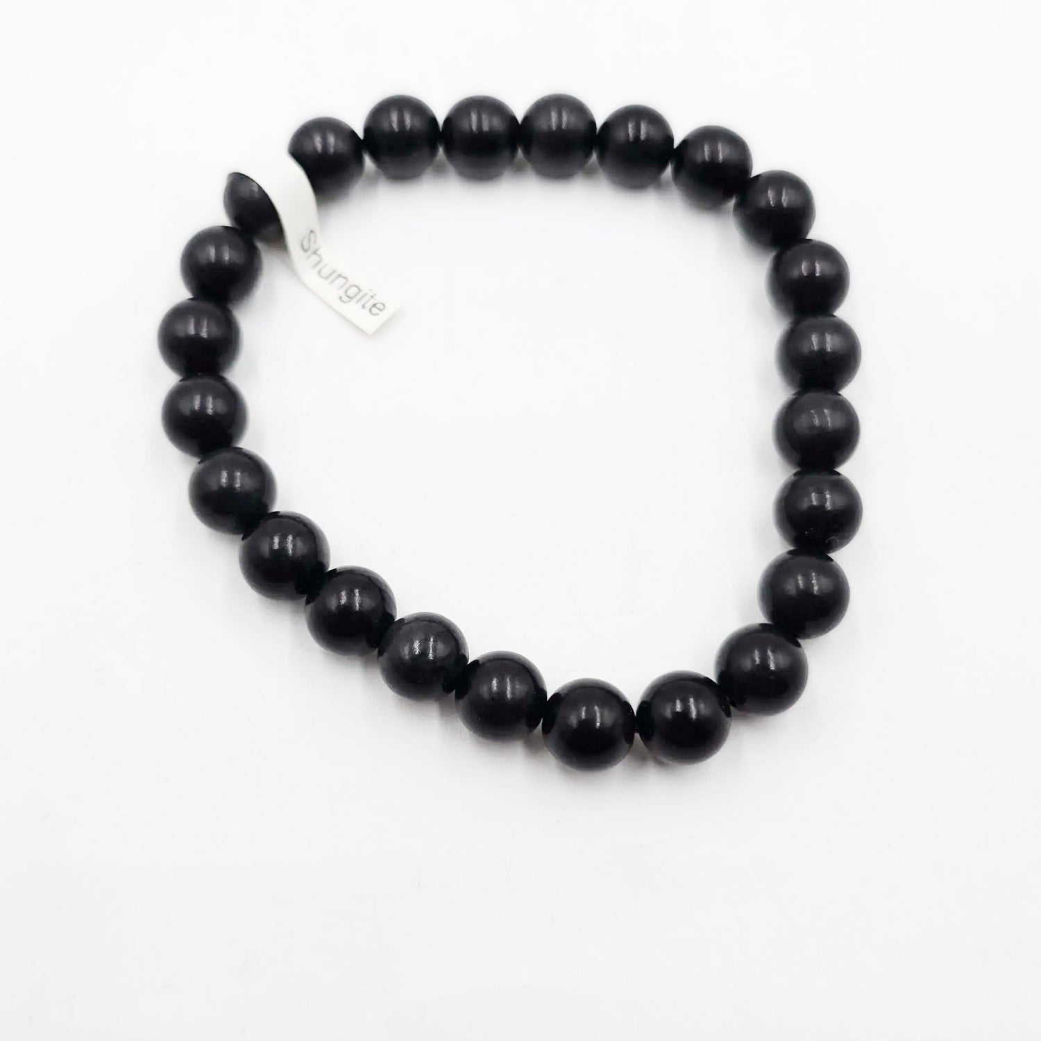 Shungite 8mm Bead Bracelet - Elevated Metaphysical