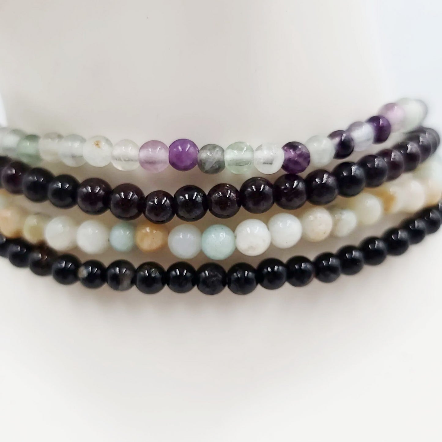 Mercury is in Retrograde!!! Bracelet Set 4mm Bead Bracelets - Elevated Metaphysical