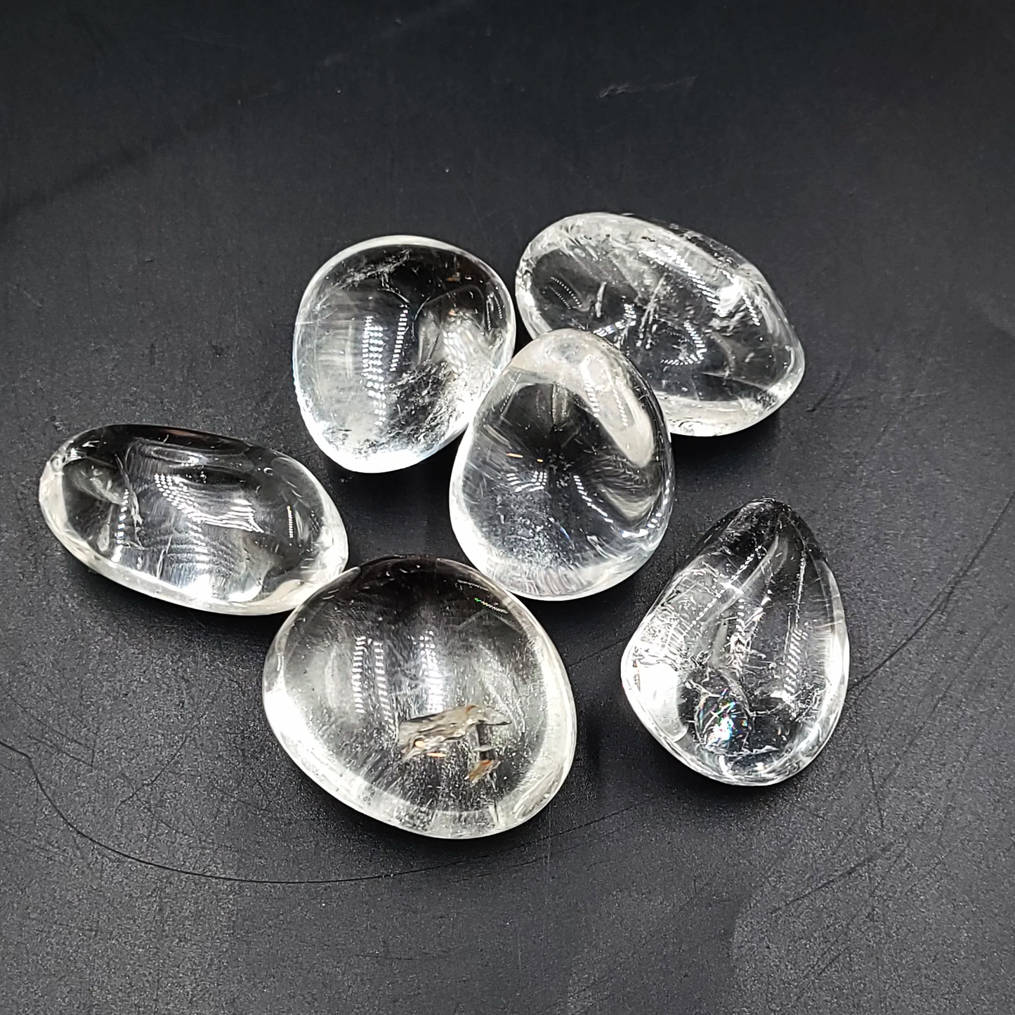 Clear Quartz Tumbled Stone HQ "Large" - Elevated Metaphysical