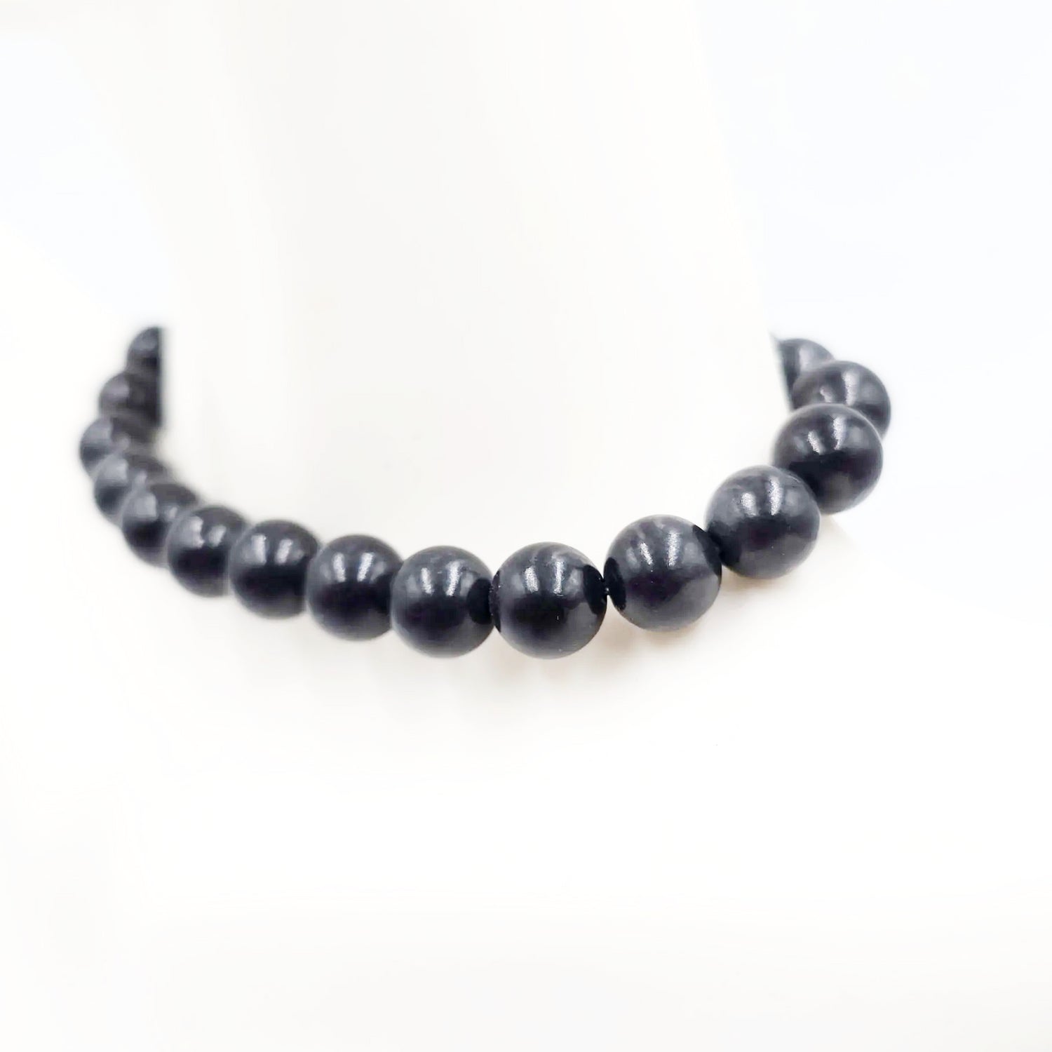 Shungite 8mm Bead Bracelet - Elevated Metaphysical