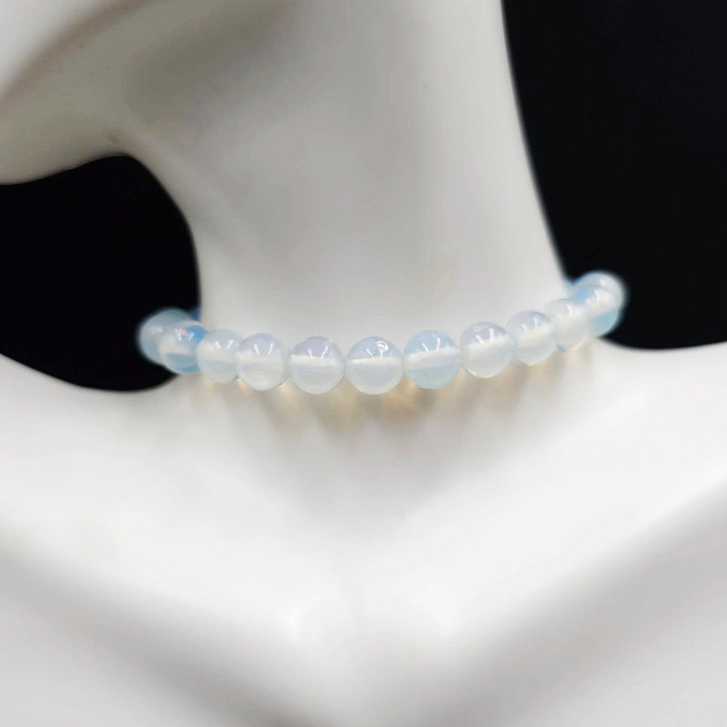 Opalite Bead Bracelet 8mm - Elevated Metaphysical