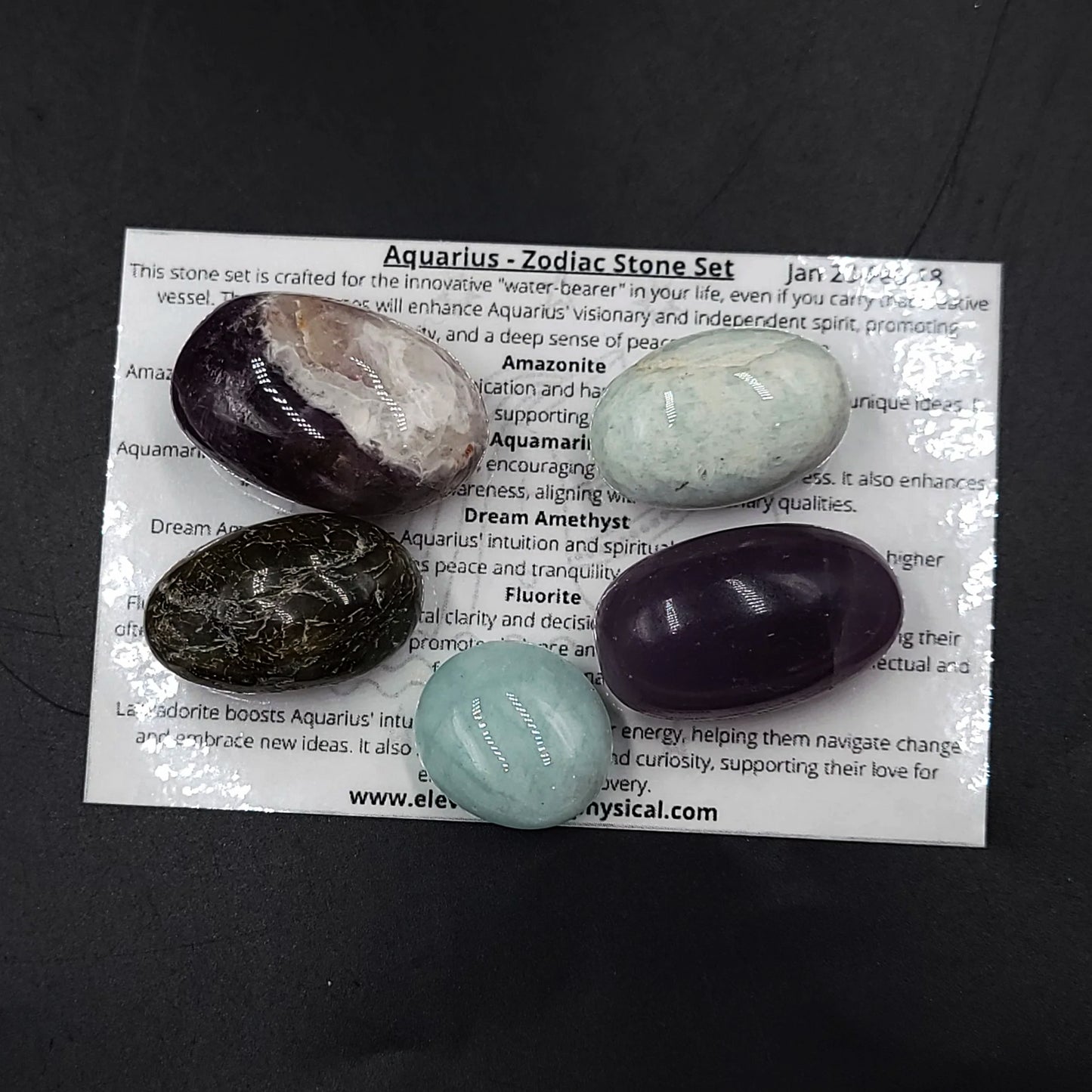 Aquarius - Zodiac Stone Set