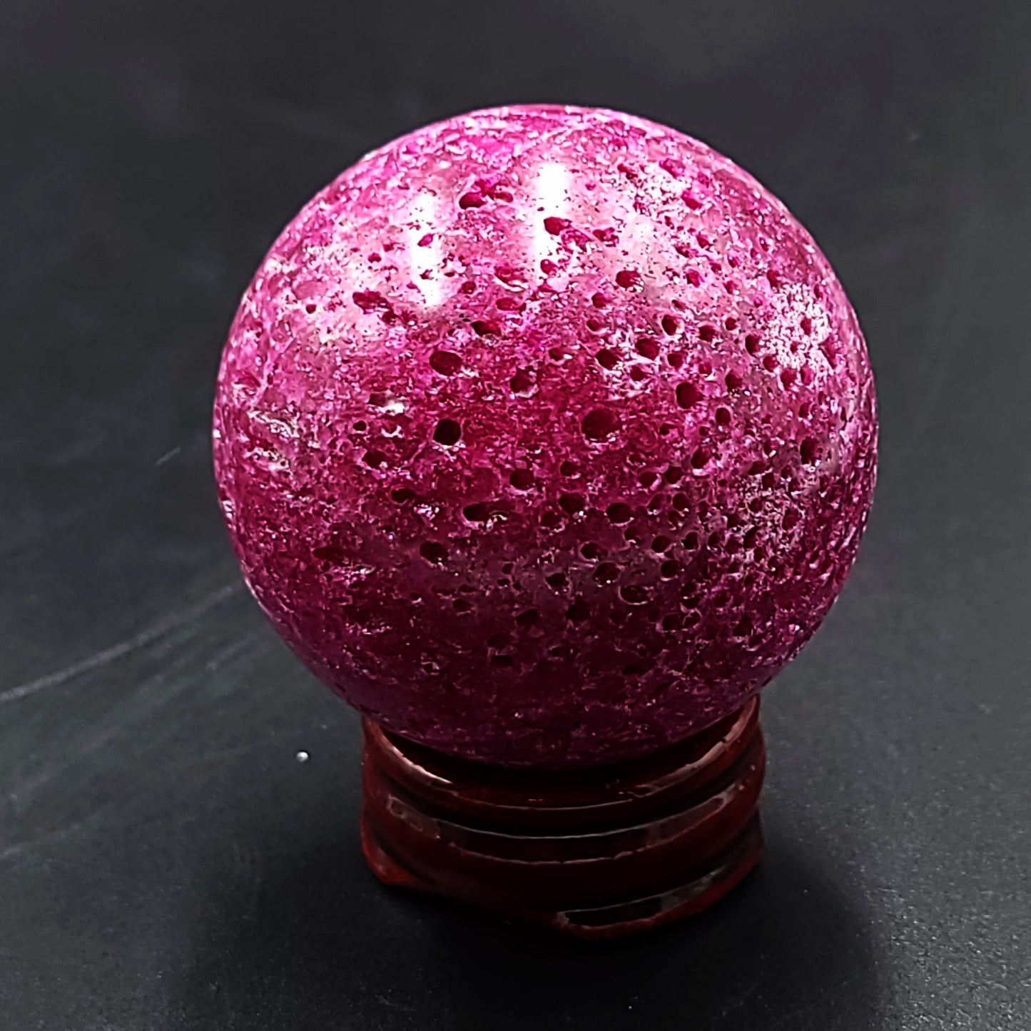 Ruby Sphere 48mm 1.9" 182g 6.4oz - Elevated Metaphysical