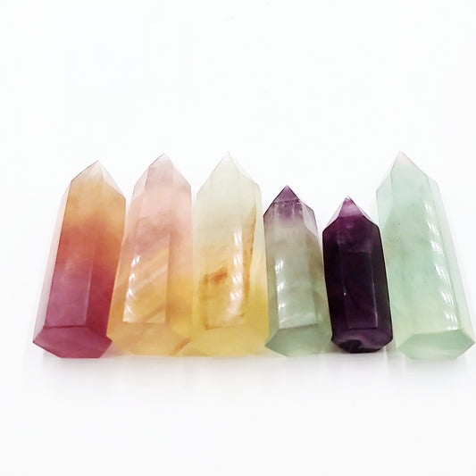Candy Fluorite Tower Point 75mm 3"