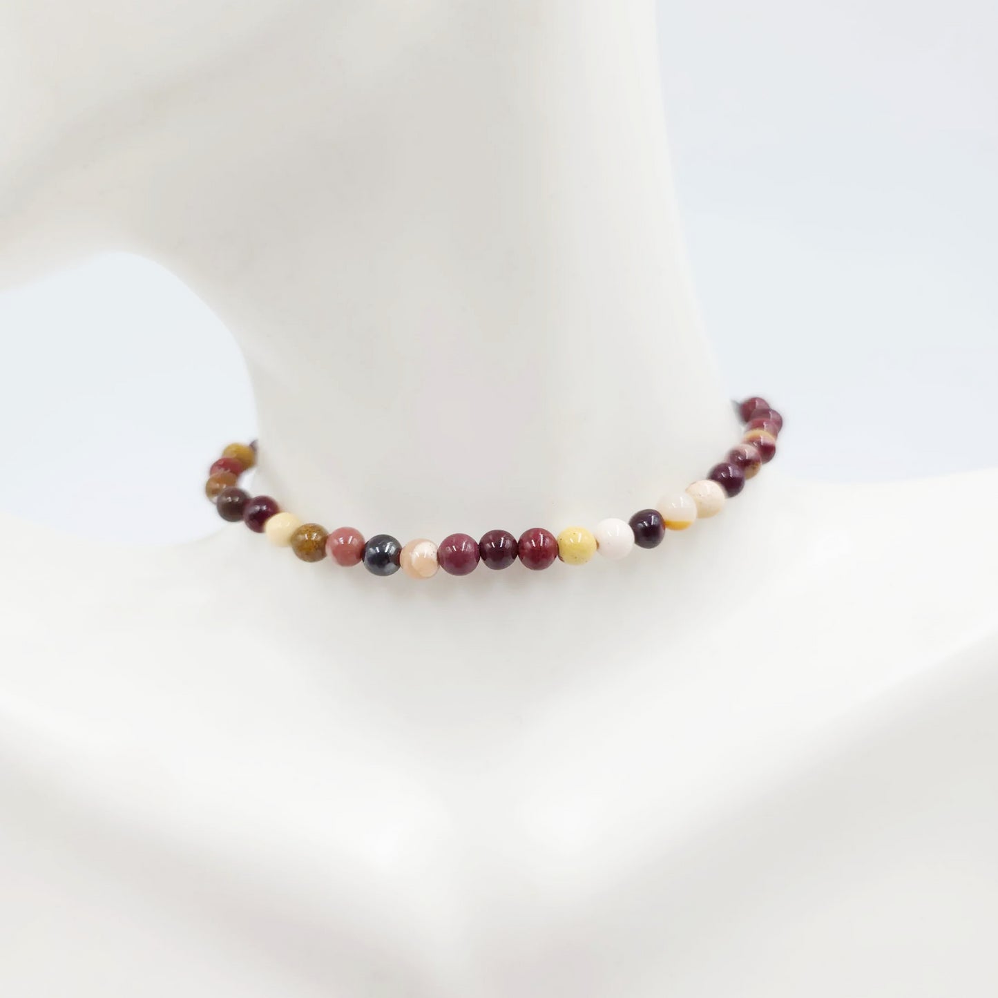 Mookaite Bead Bracelet 4mm