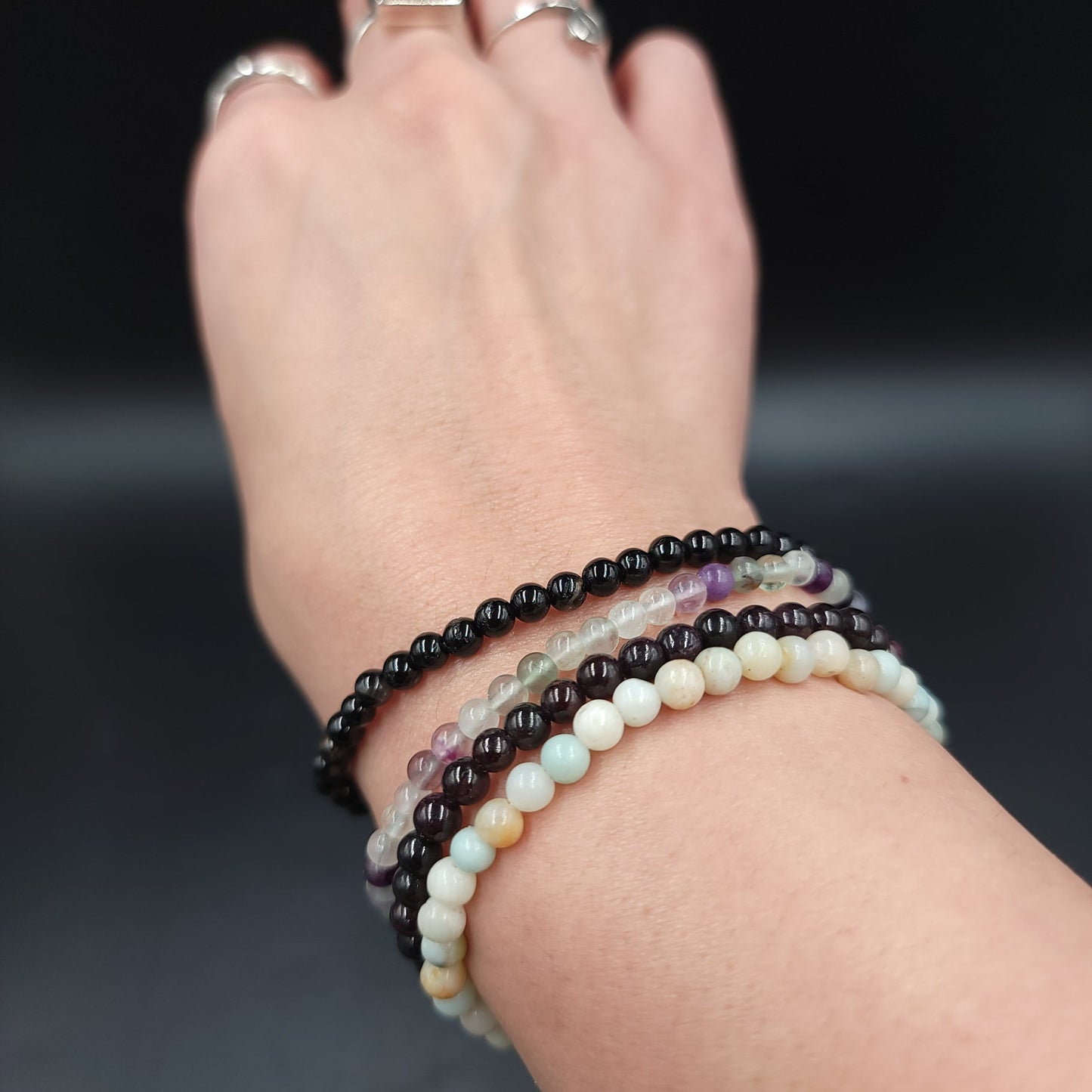 Mercury is in Retrograde!!! Bracelet Set 4mm Bead Bracelets - Elevated Metaphysical