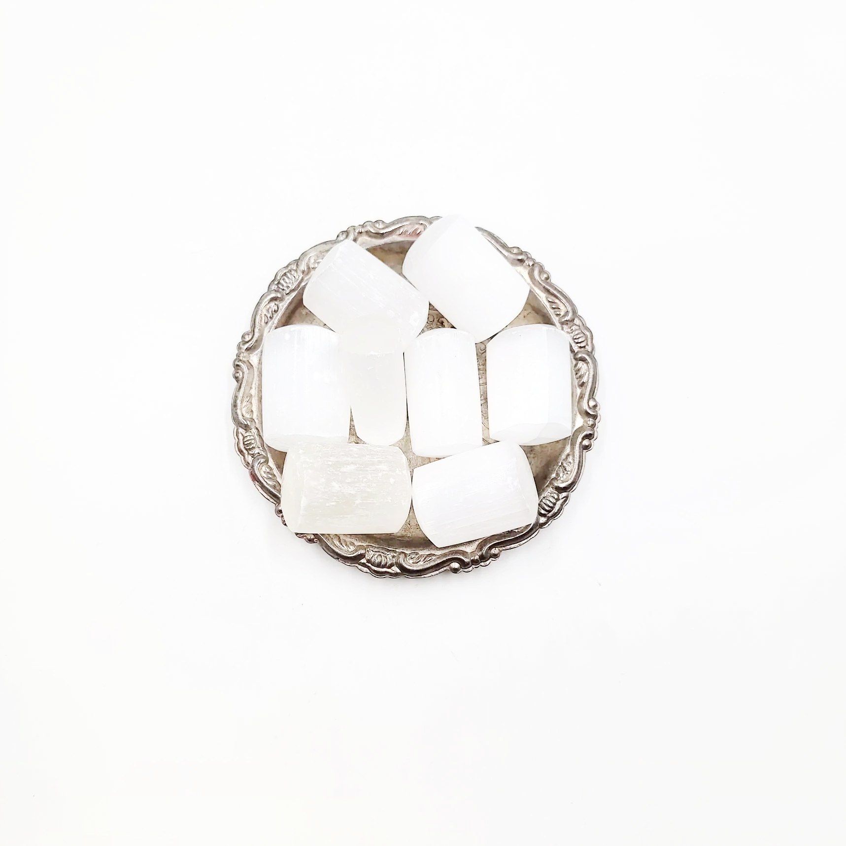Selenite Tumbled Stone - Elevated Metaphysical