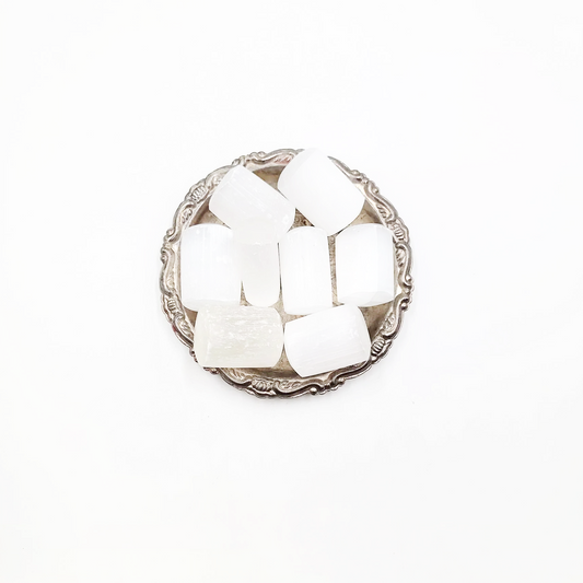 Selenite Tumbled Stone - Elevated Metaphysical