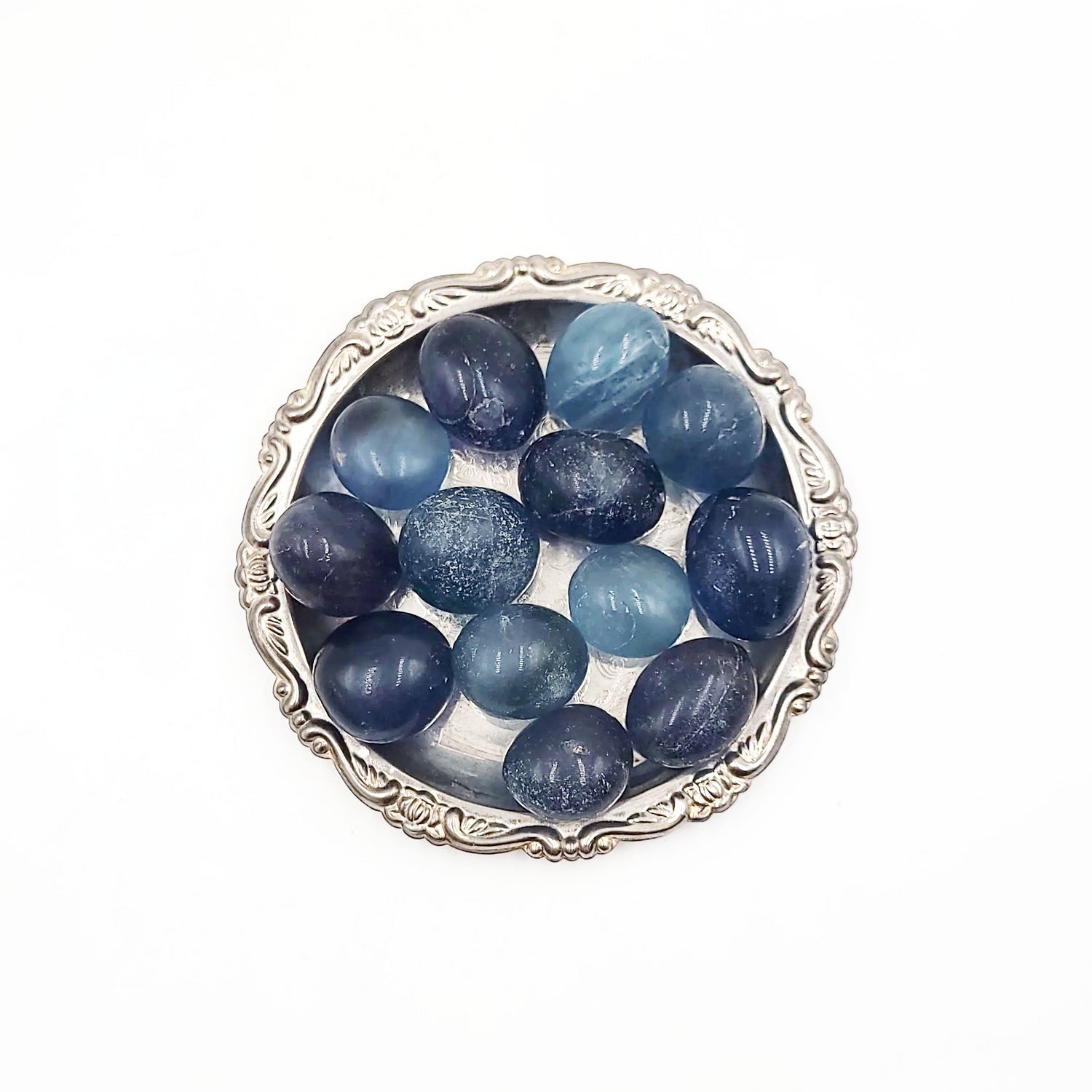 Blue Fluorite Tumbled Stone - Elevated Metaphysical