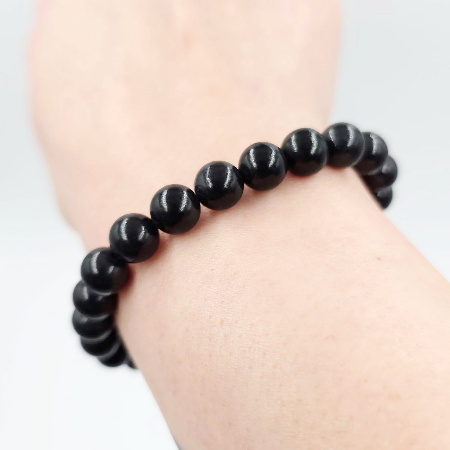 Shungite 8mm Bead Bracelet - Elevated Metaphysical