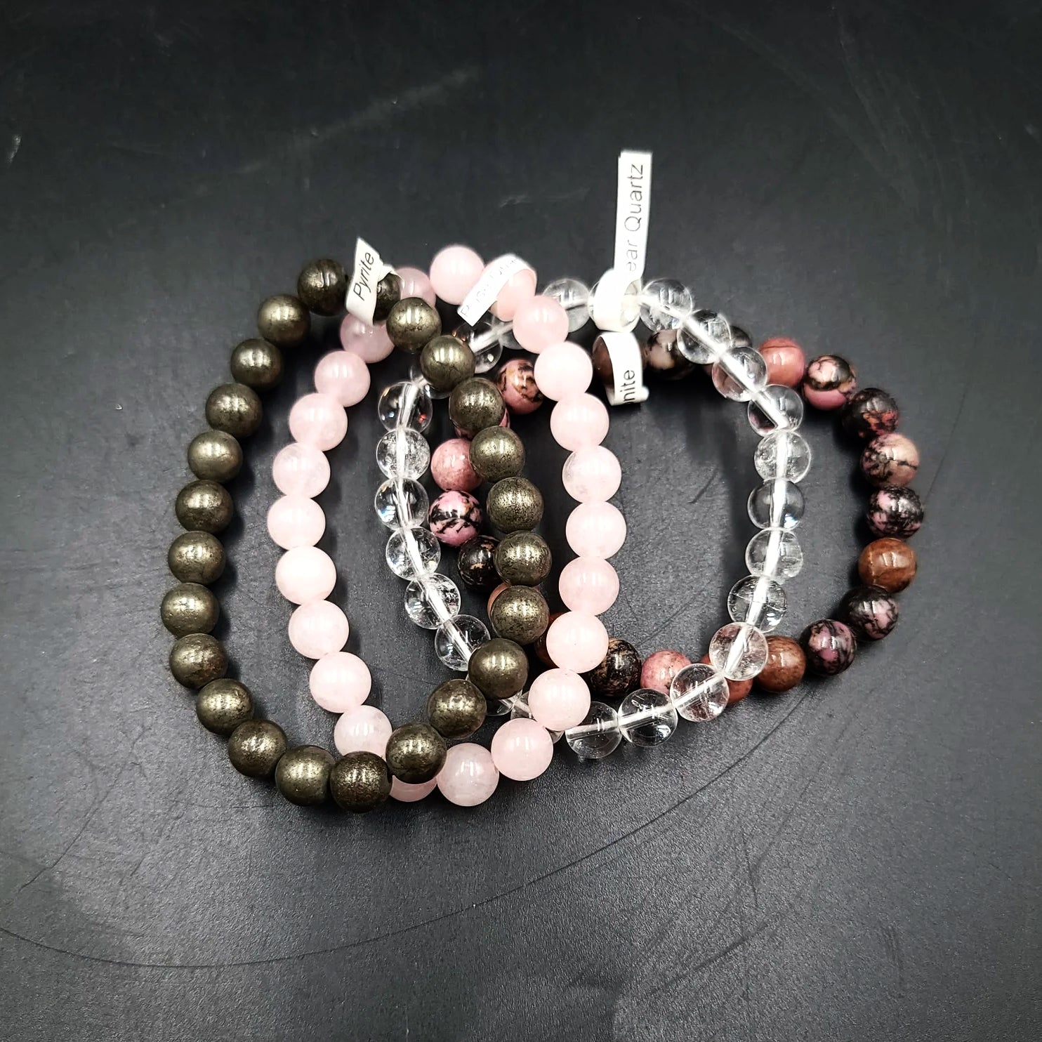 For the Love and Money - Love & Money Bracelet Set 8mm Bead Bracelets - Elevated Metaphysical