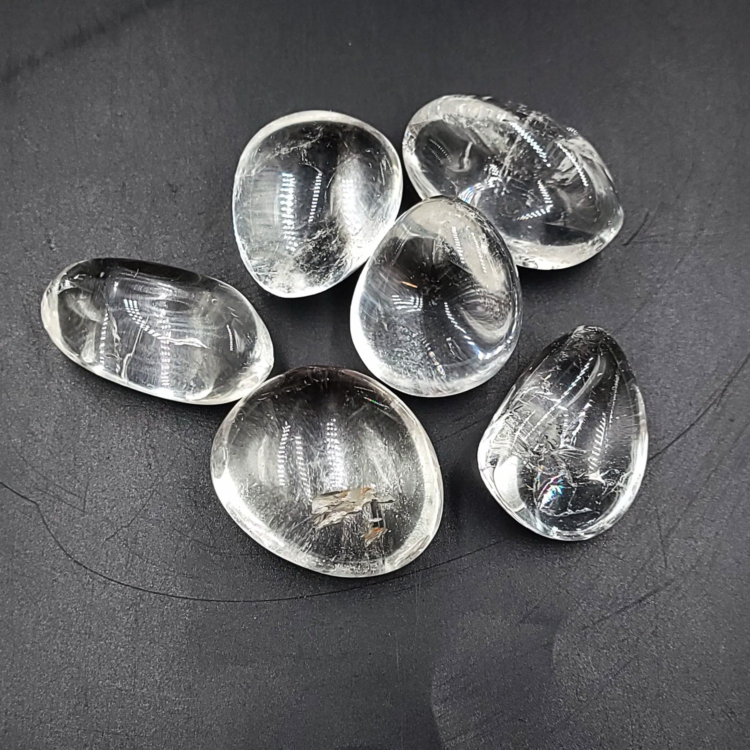 Clear Quartz Tumbled Stone HQ "Large" - Elevated Metaphysical