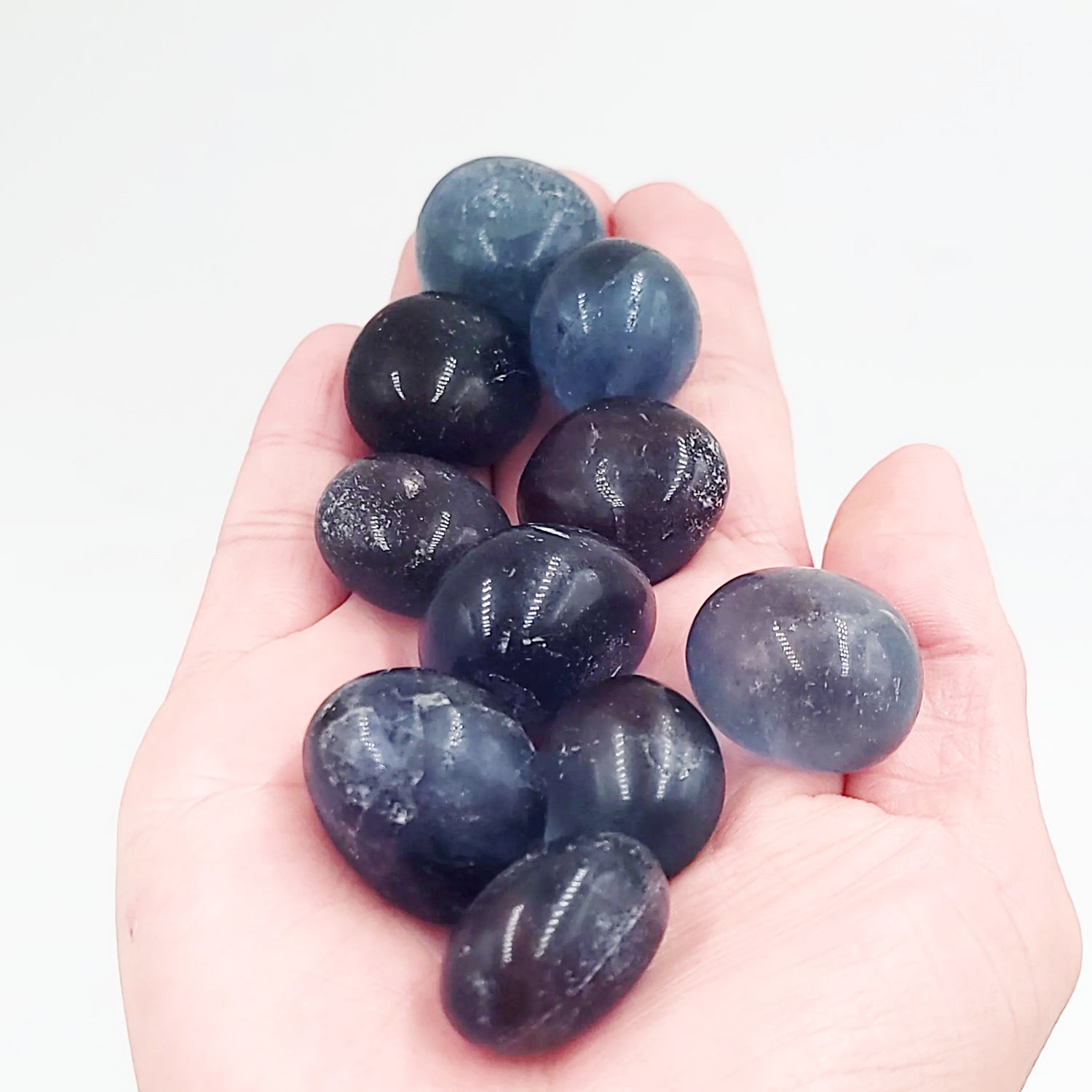 Blue Fluorite Tumbled Stone - Elevated Metaphysical