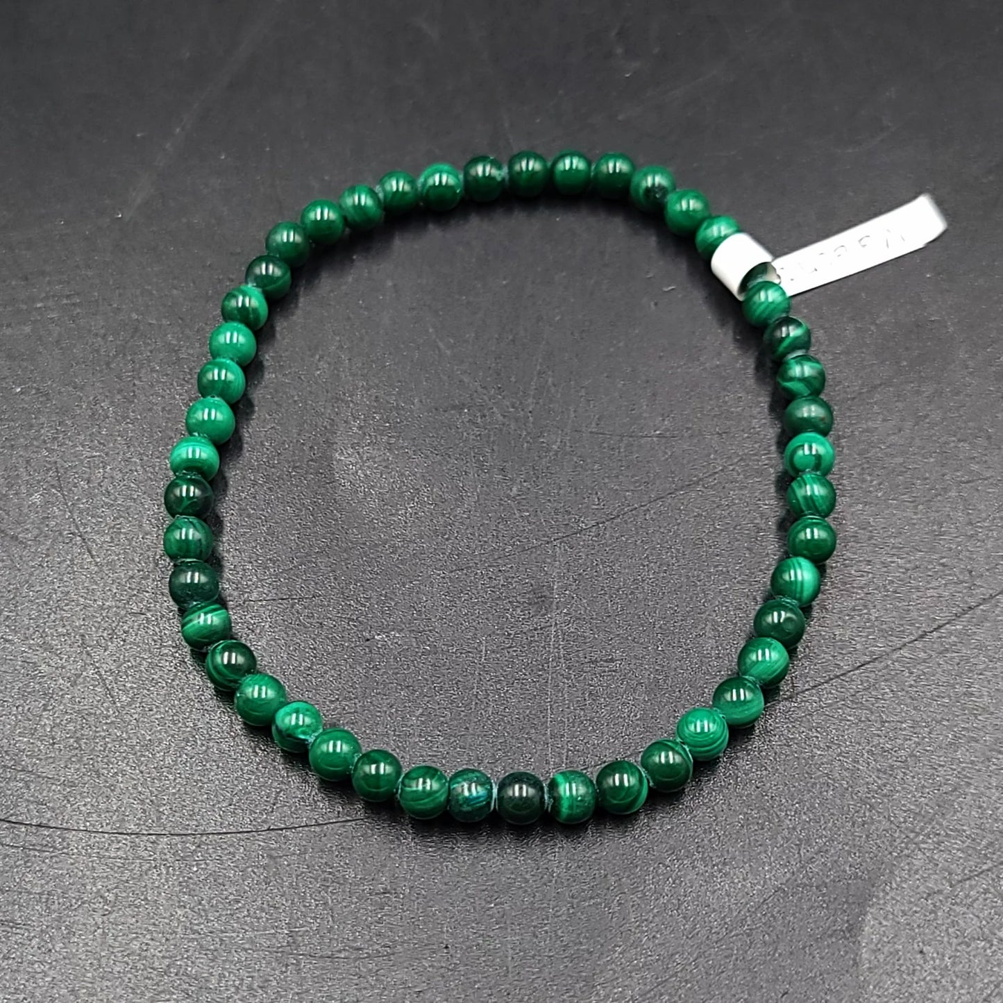 Malachite Bead Bracelet 4mm - Elevated Metaphysical