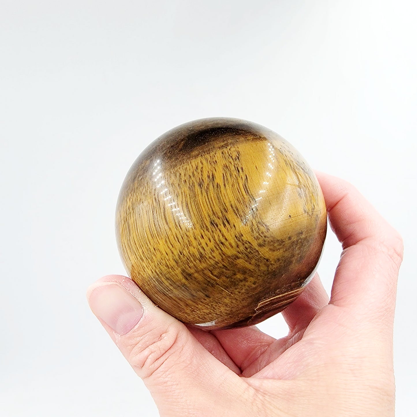 Tiger Eye Sphere 82mm 2.85" 518g 18.3oz