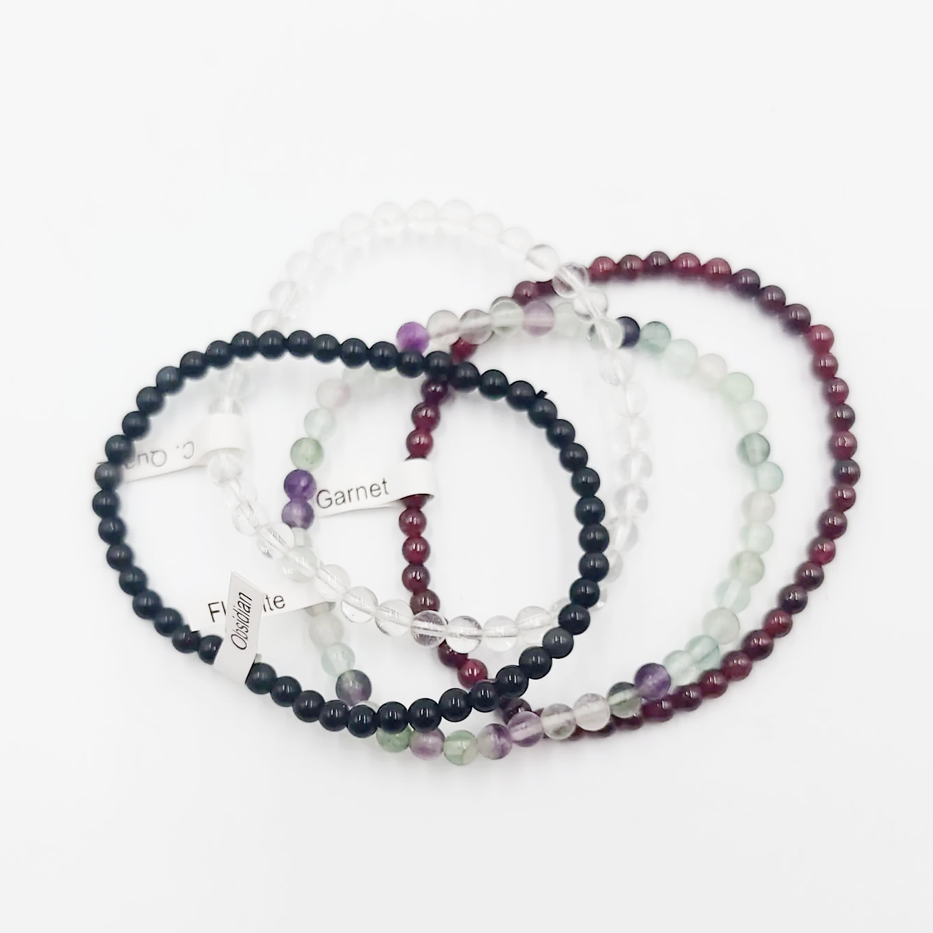 Read the Room - Recognize Bracelet Set 4mm Bead Bracelets