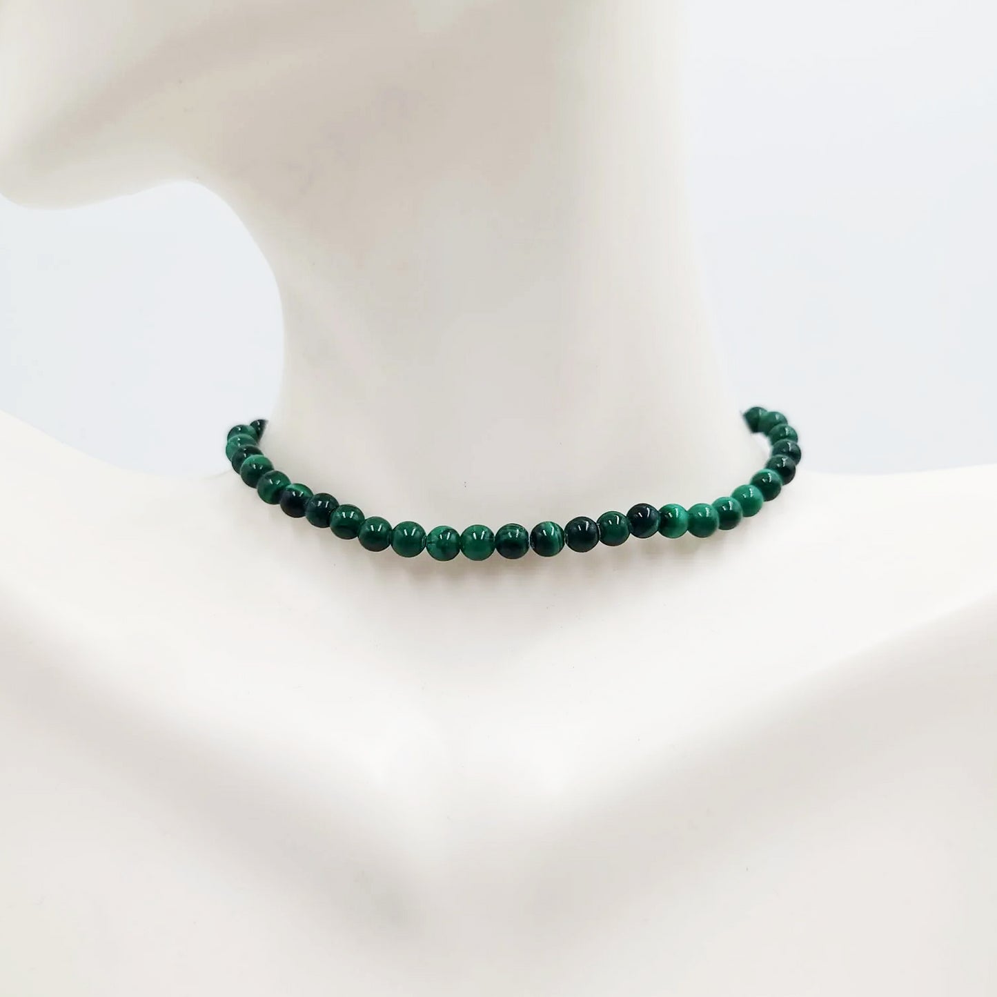 Malachite Bead Bracelet 4mm - Elevated Metaphysical