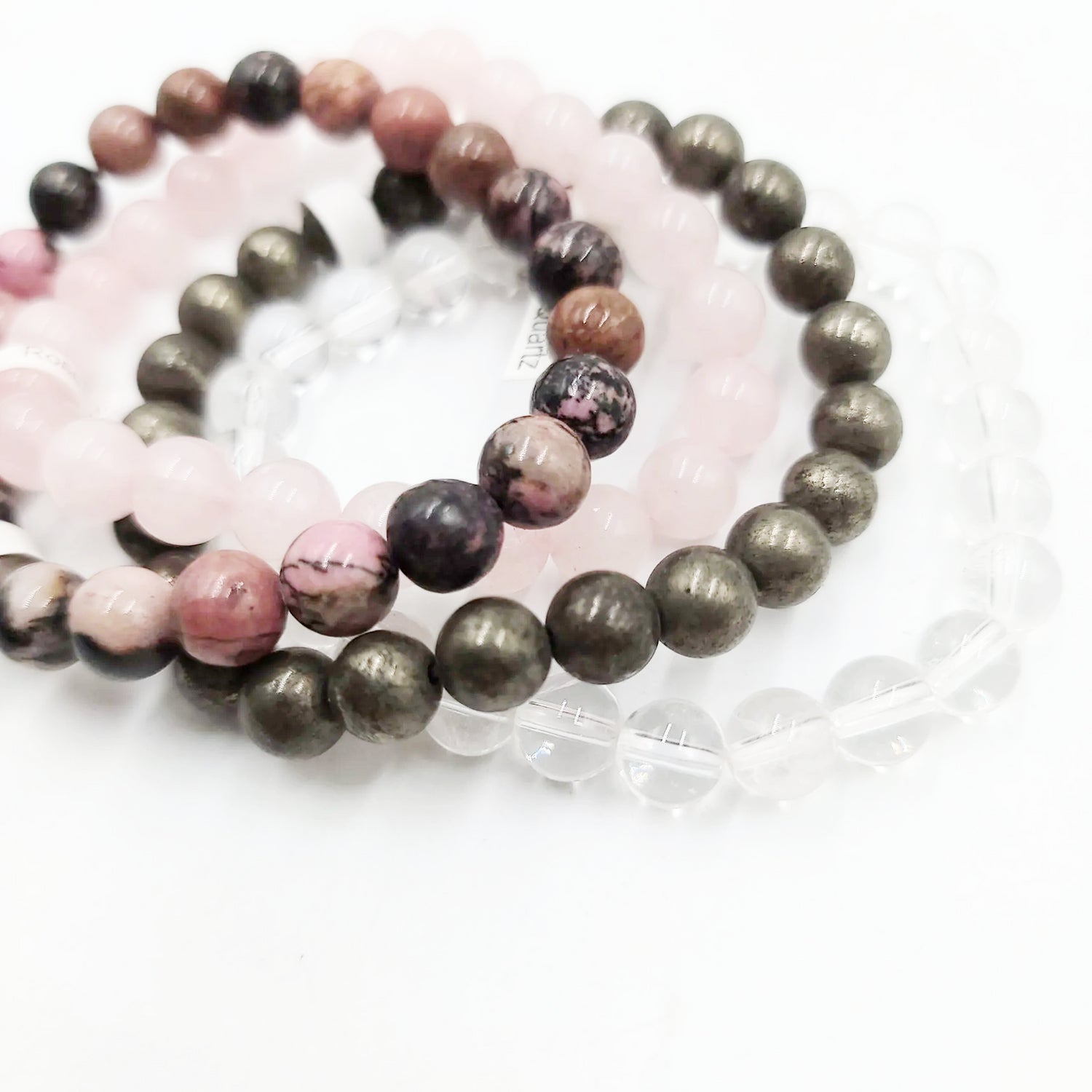 For the Love and Money - Love & Money Bracelet Set 8mm Bead Bracelets - Elevated Metaphysical