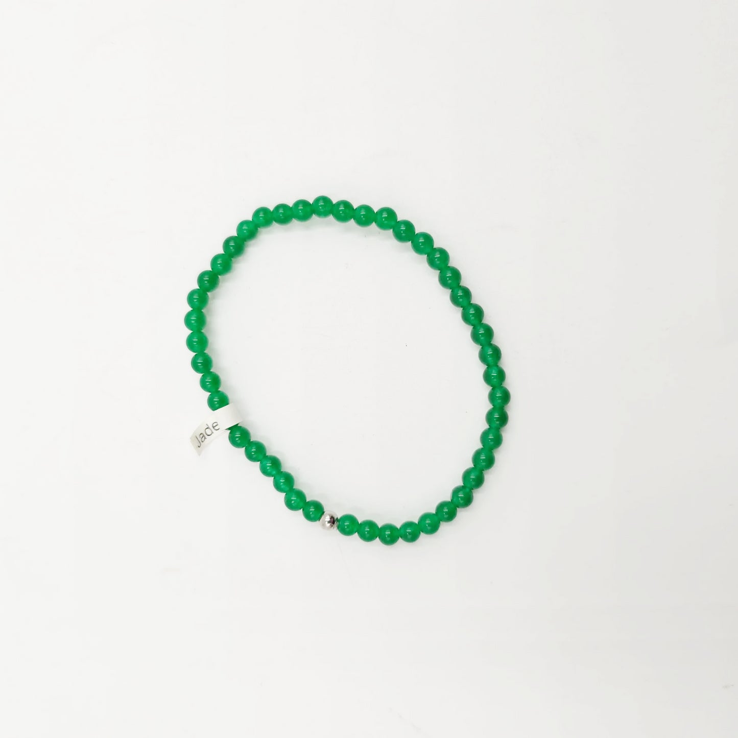 Jade Bead Bracelet 4mm - Elevated Metaphysical