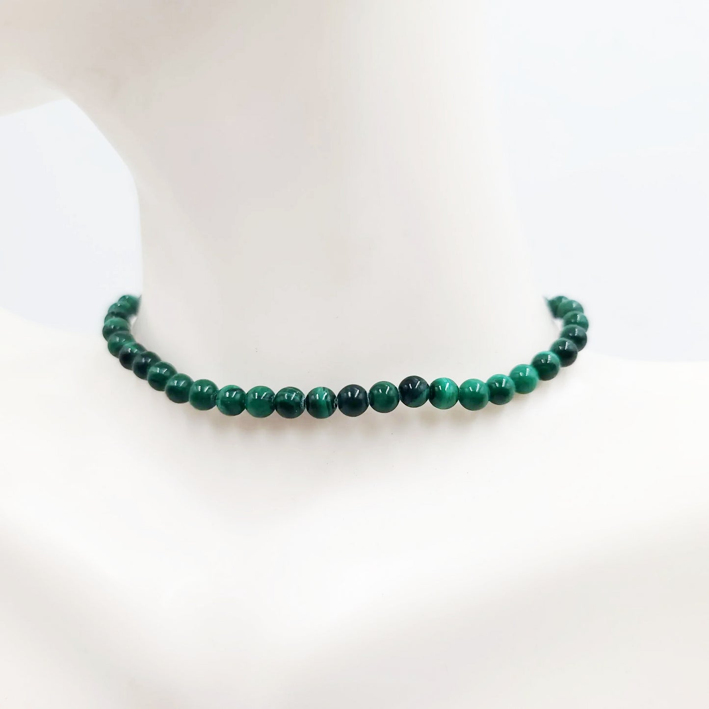 Malachite Bead Bracelet 4mm - Elevated Metaphysical