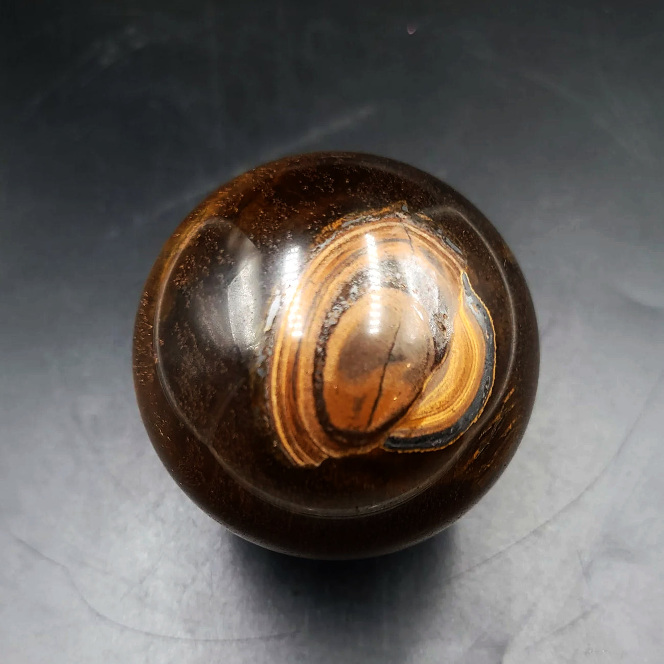 Tiger Eye Sphere 82mm 2.85" 518g 18.3oz