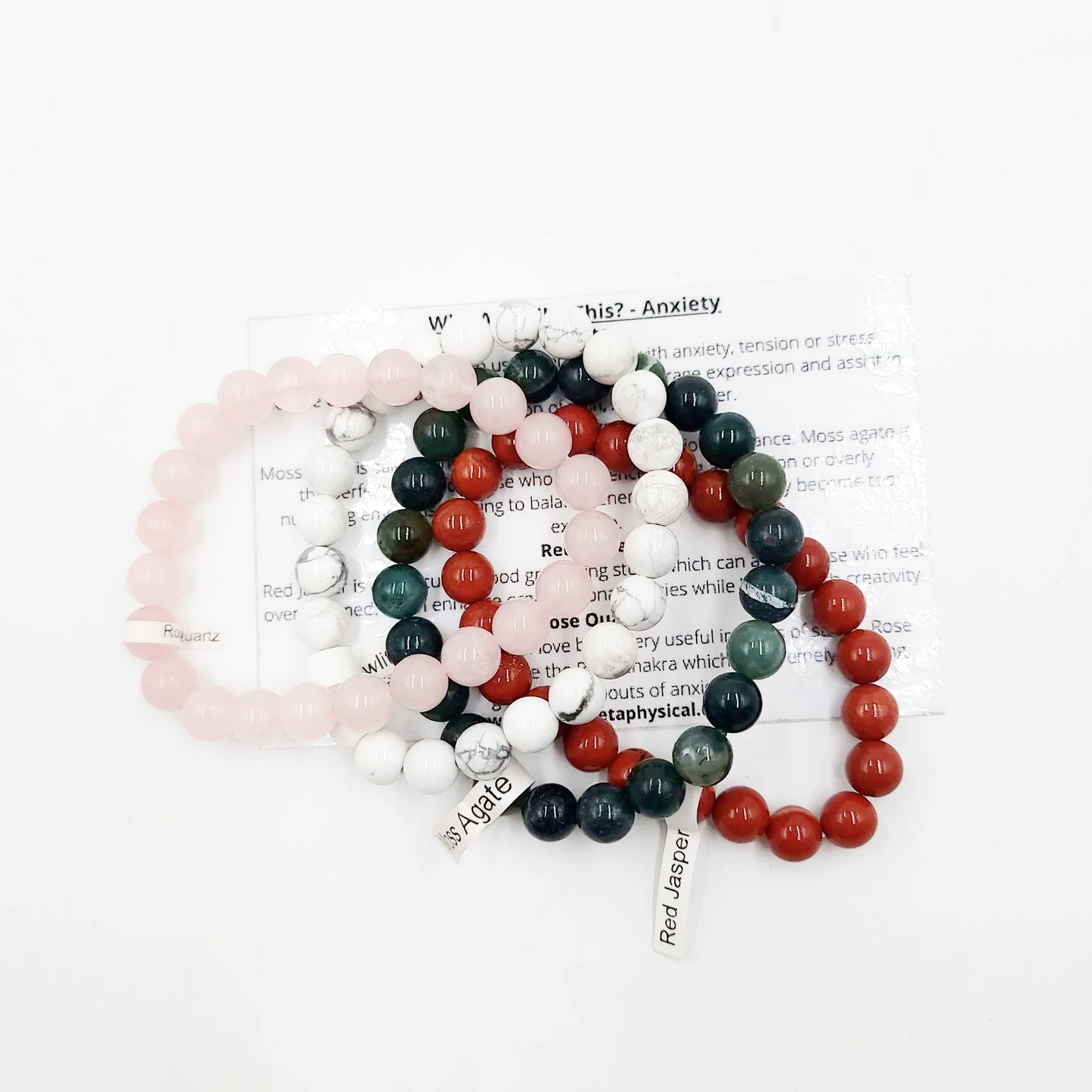 Why Am I Like This? - Anxiety Bracelet Set 8mm Bead Bracelets