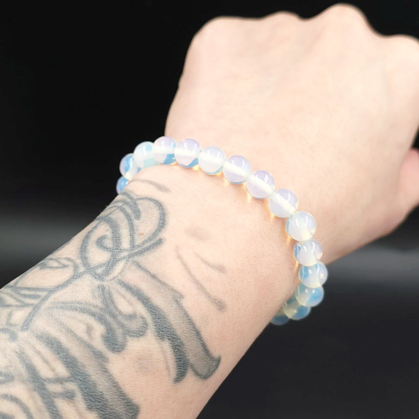 Opalite Bead Bracelet 8mm - Elevated Metaphysical