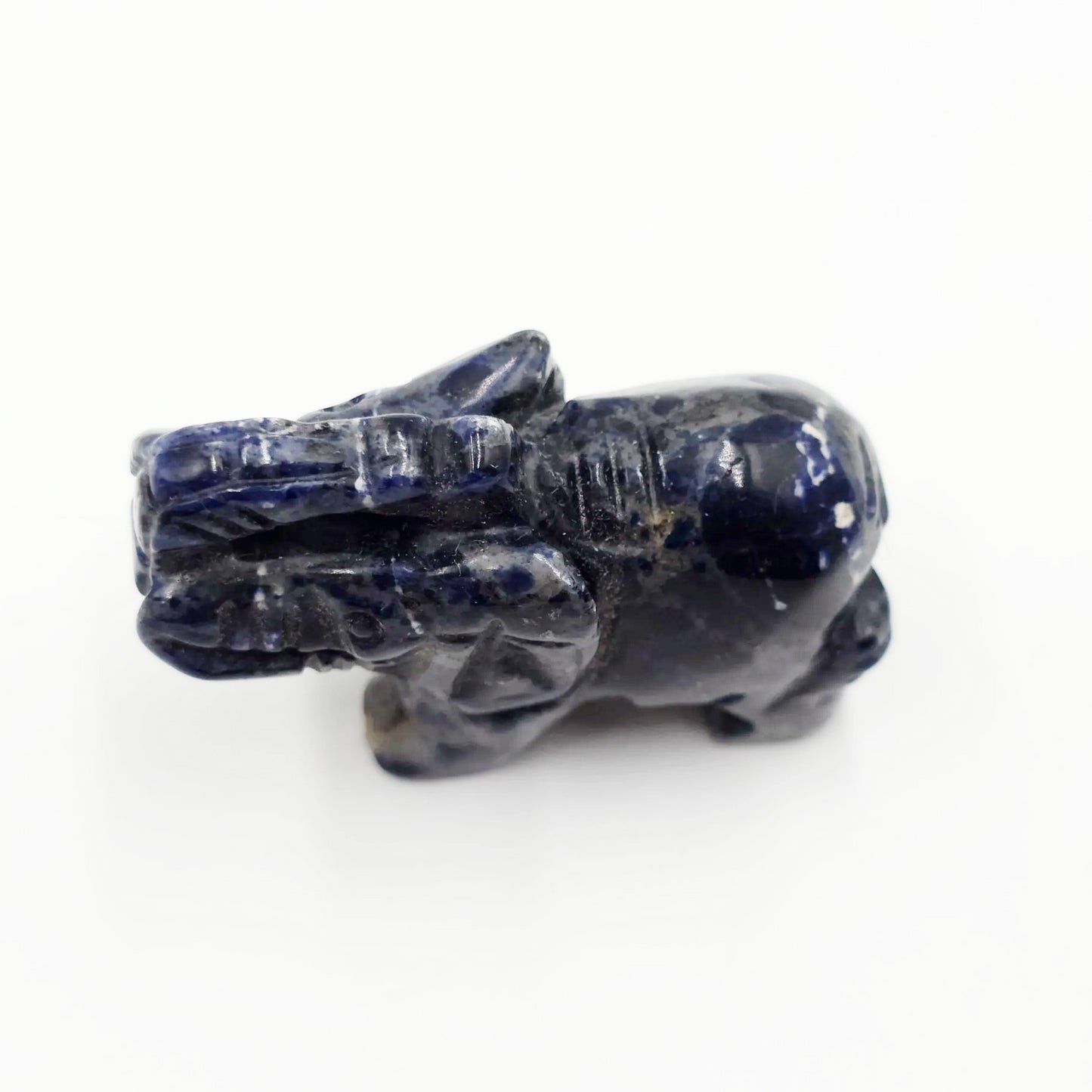 Sodalite Elephant Figurine 2" 50mm - Elevated Metaphysical