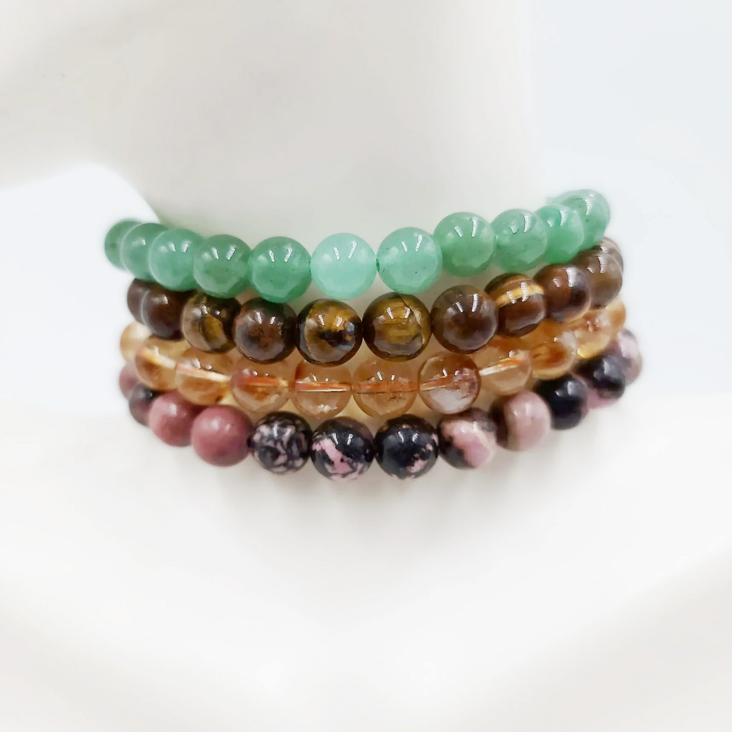 I Need the Bag - Money Bracelet Set 8mm Bead Bracelets