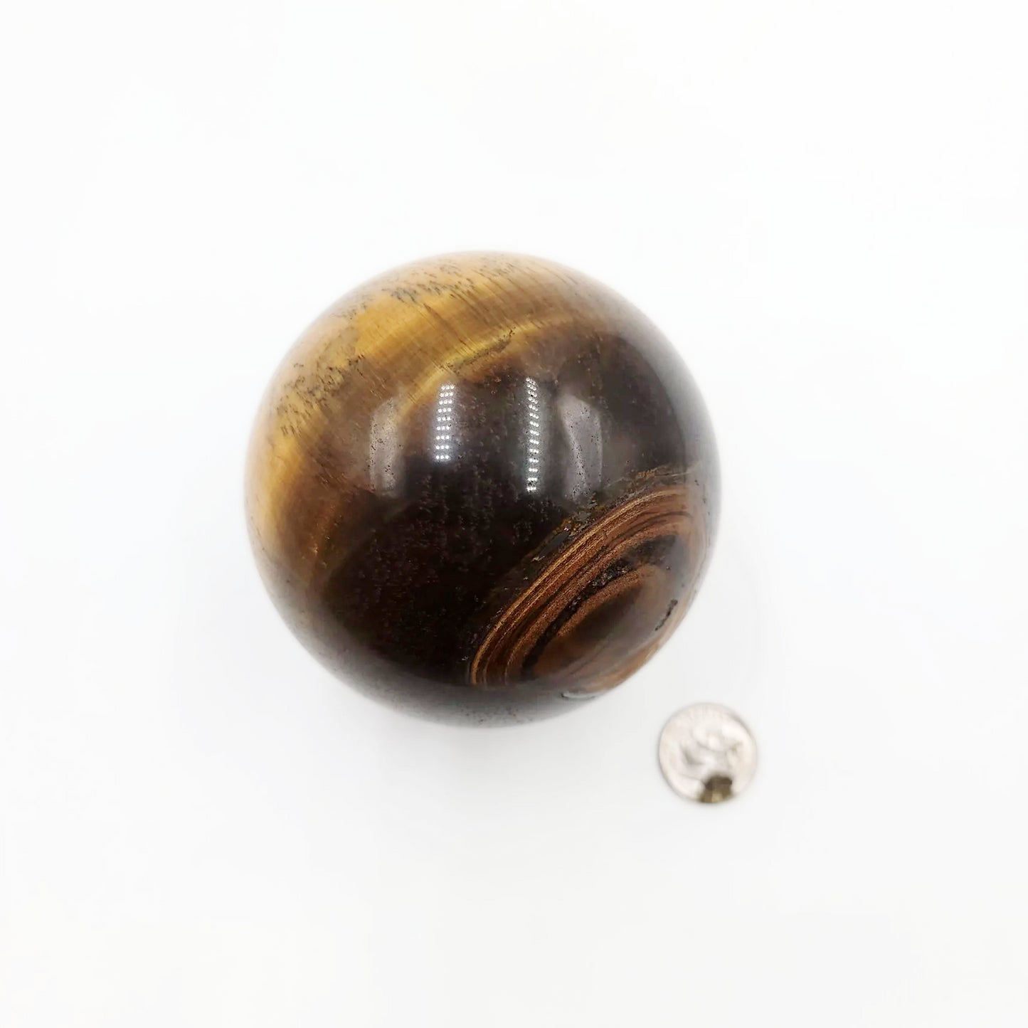 Tiger Eye Sphere 82mm 2.85" 518g 18.3oz