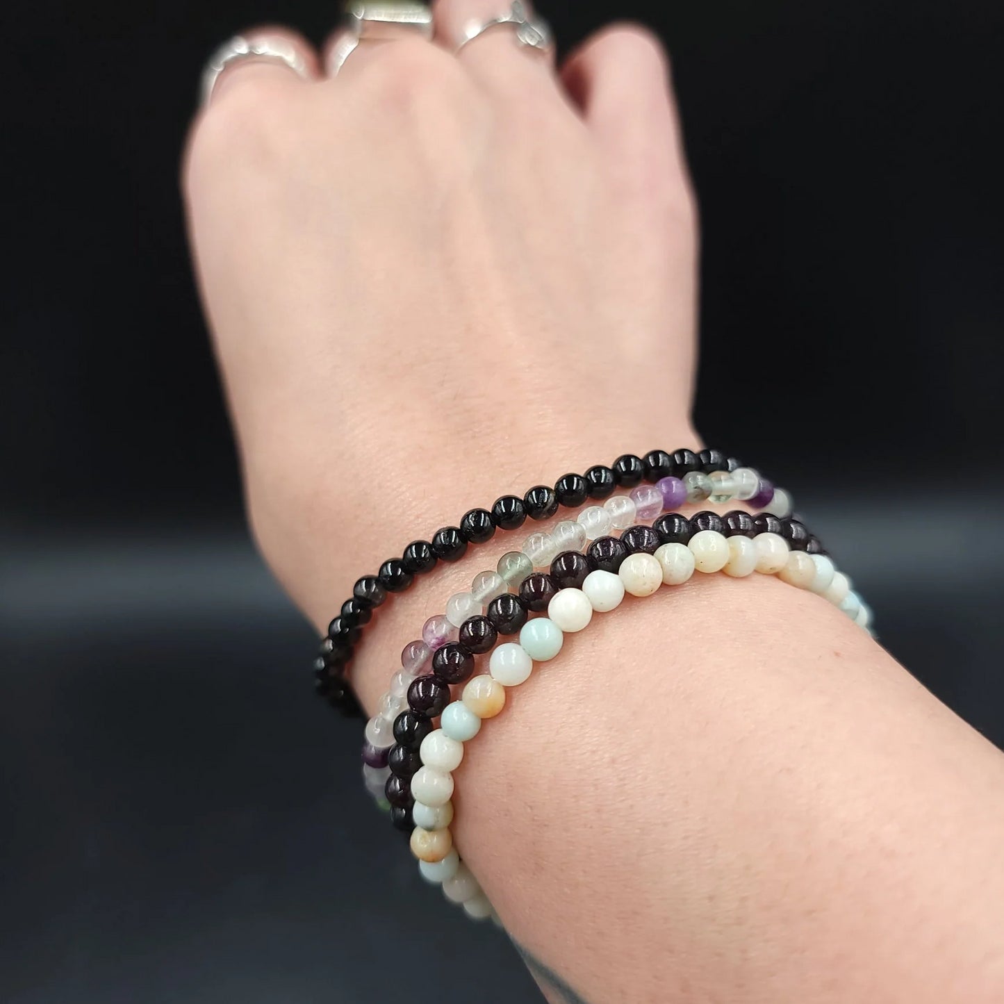 Mercury is in Retrograde!!! Bracelet Set 4mm Bead Bracelets - Elevated Metaphysical