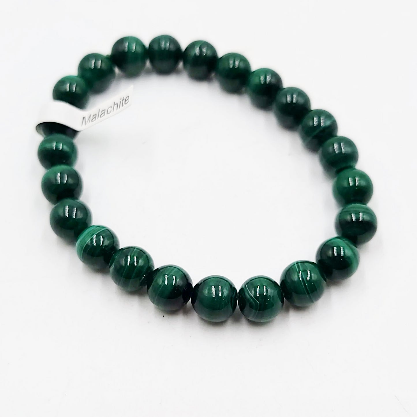 Malachite Bead Bracelet 8mm