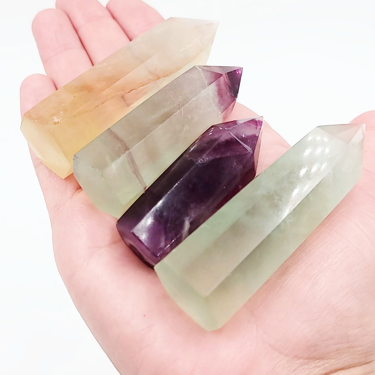 Candy Fluorite Tower Point 75mm 3"