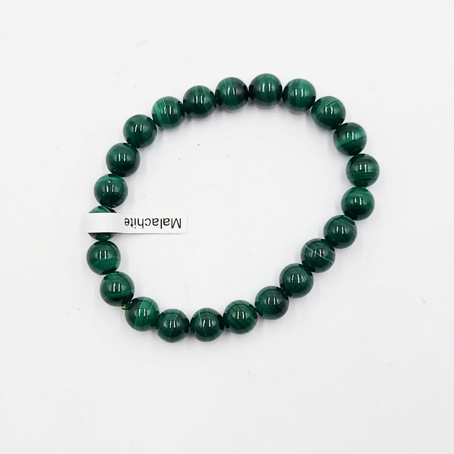 Malachite Bead Bracelet 8mm