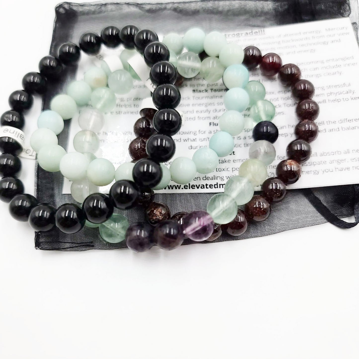 Mercury is in Retrograde!!! Bracelet Set 8mm Bead Bracelets