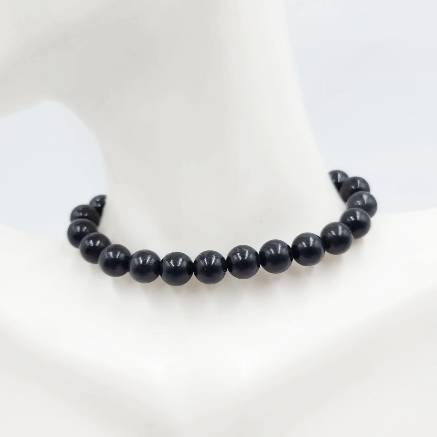 Shungite 8mm Bead Bracelet - Elevated Metaphysical