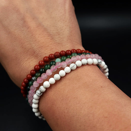 Why Am I Like This? - Anxiety Bracelet Set 4mm Bead Bracelets