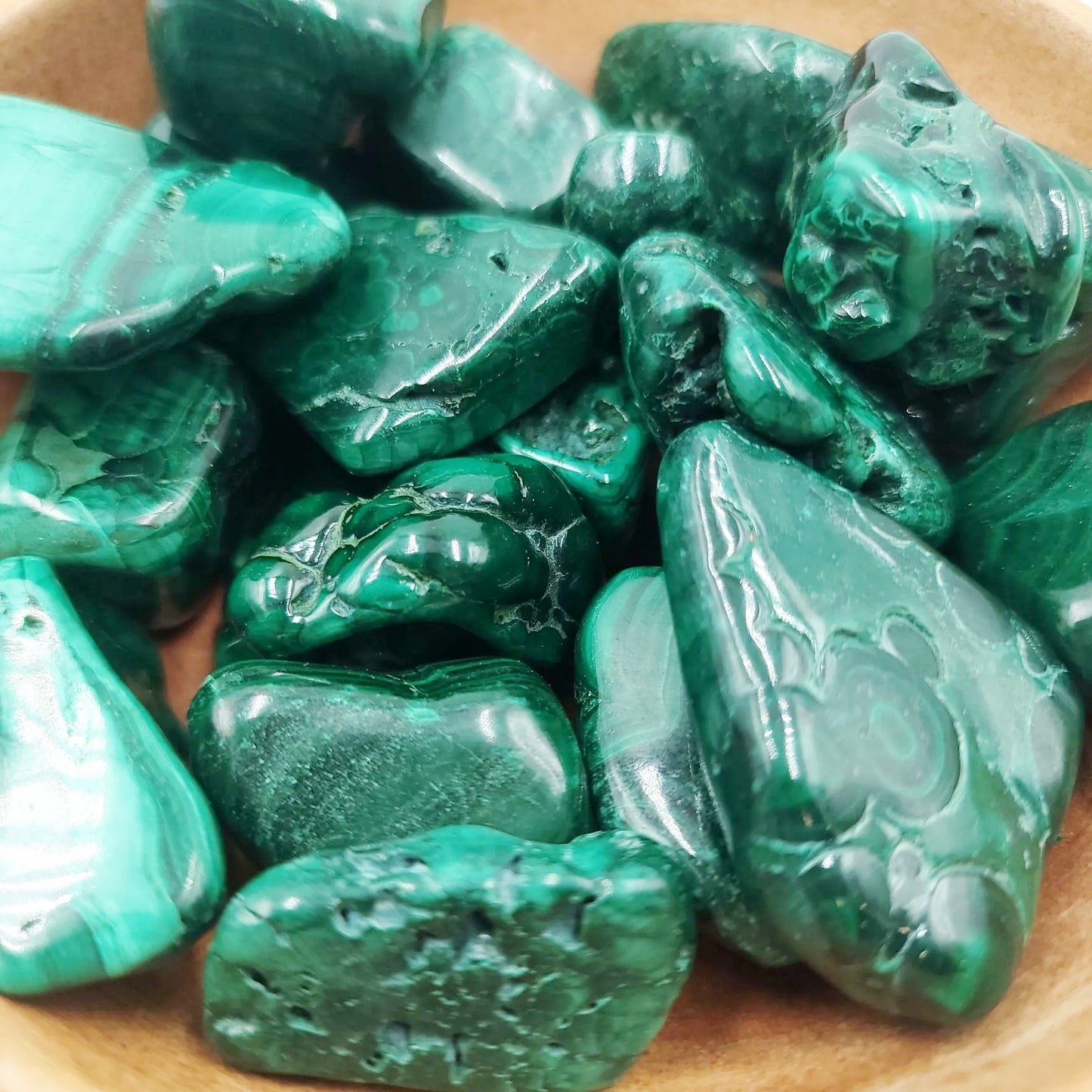 Malachite Tumbled Stone"Large"