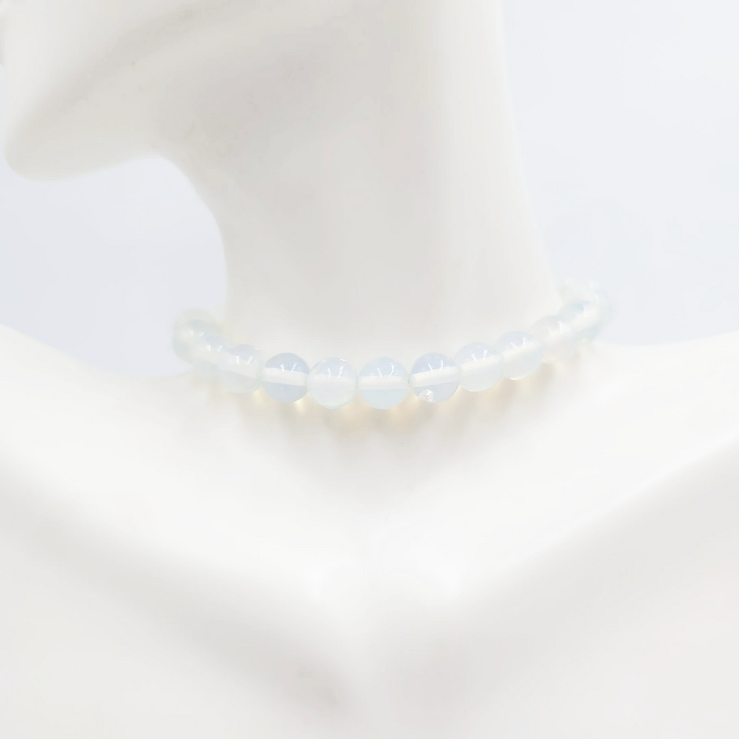 Opalite Bead Bracelet 8mm - Elevated Metaphysical